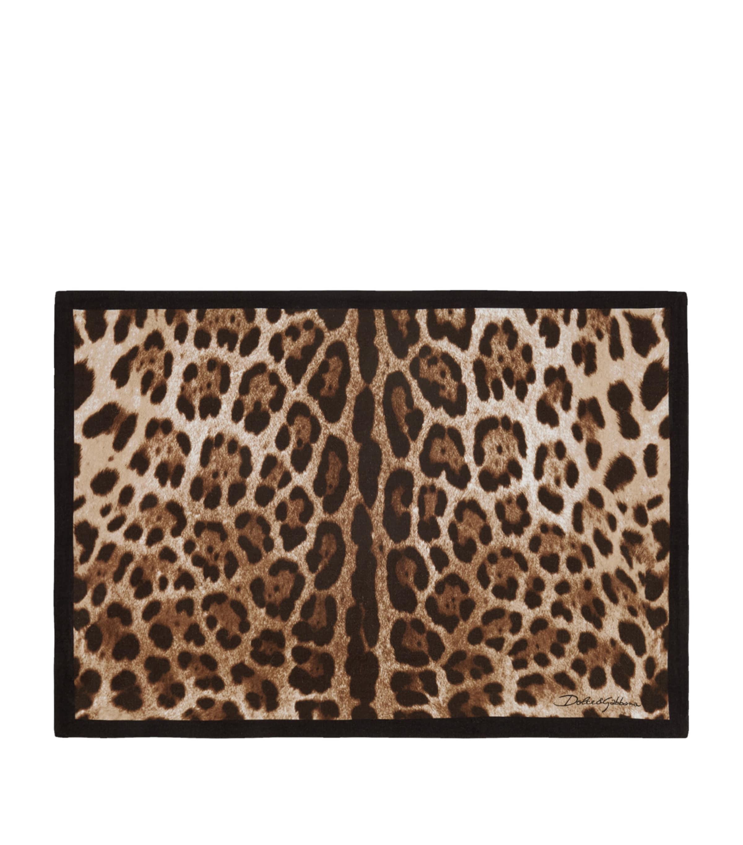Linen Leopardo Placemat and Napkin Set