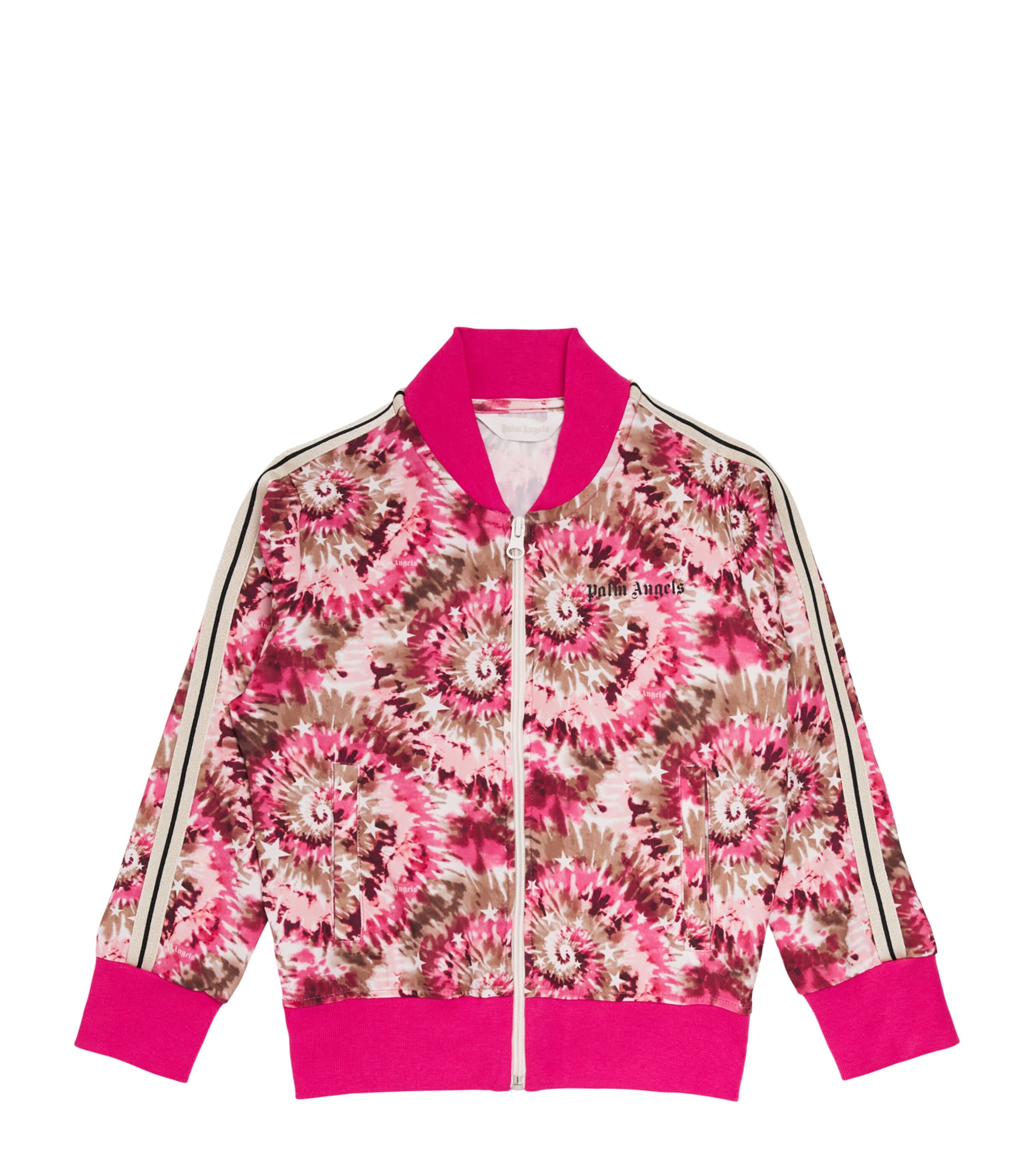 Stretch-Cotton Spiral Tie-Dye Bomber Jacket (4-12+ Years)