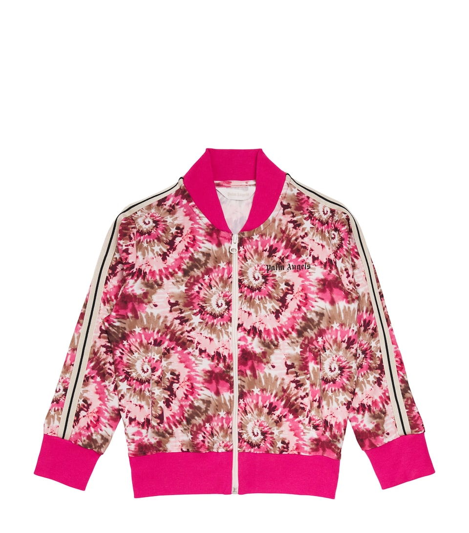 Stretch-Cotton Spiral Tie-Dye Bomber Jacket (4-12+ Years)