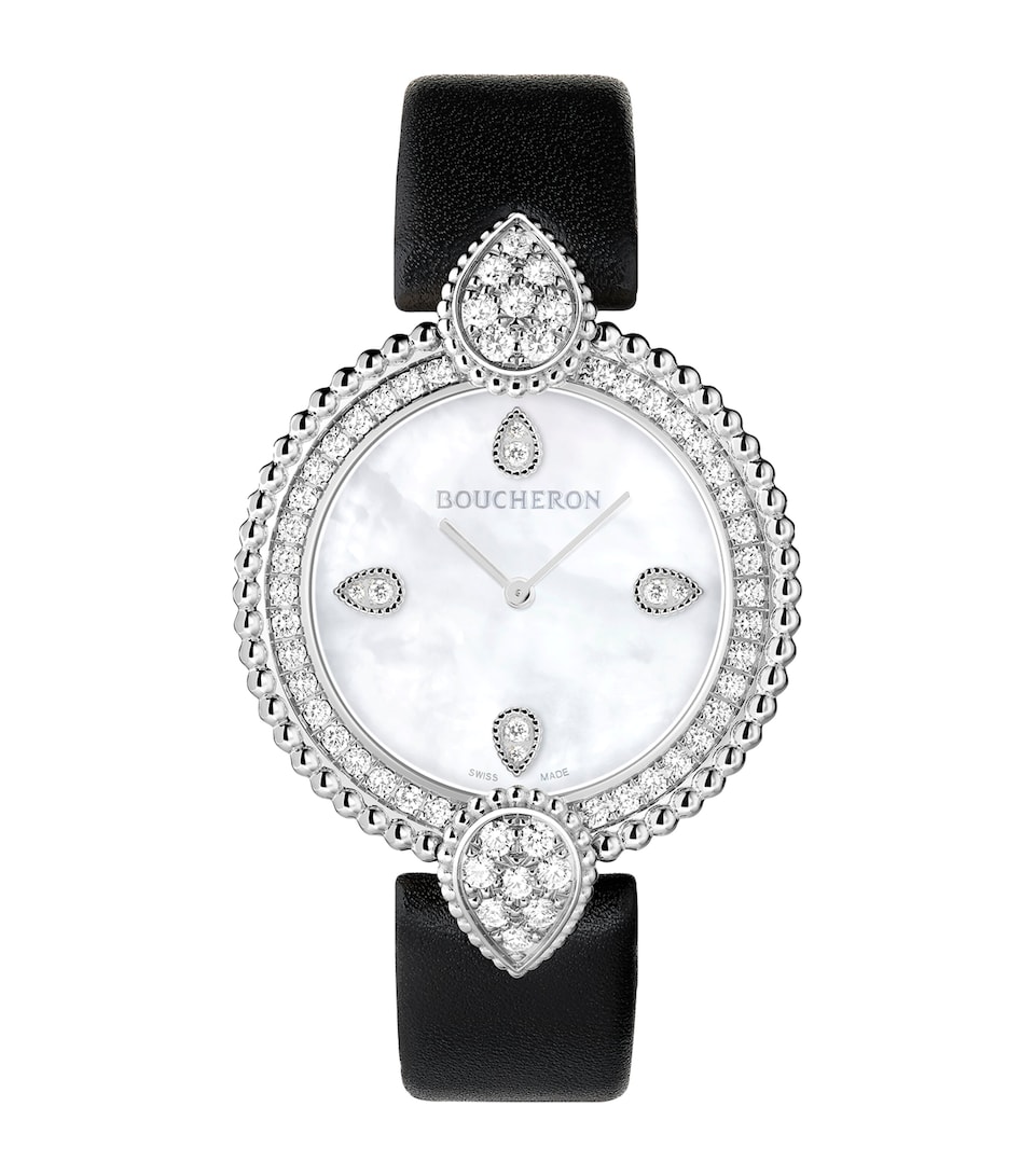 Steel and Diamond Serpent Bohème Watch 32mm