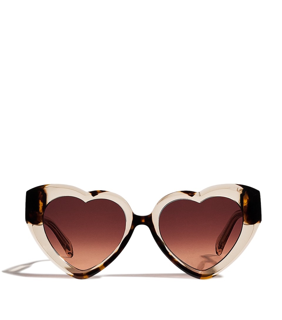 Acetate Heart Sunglasses
