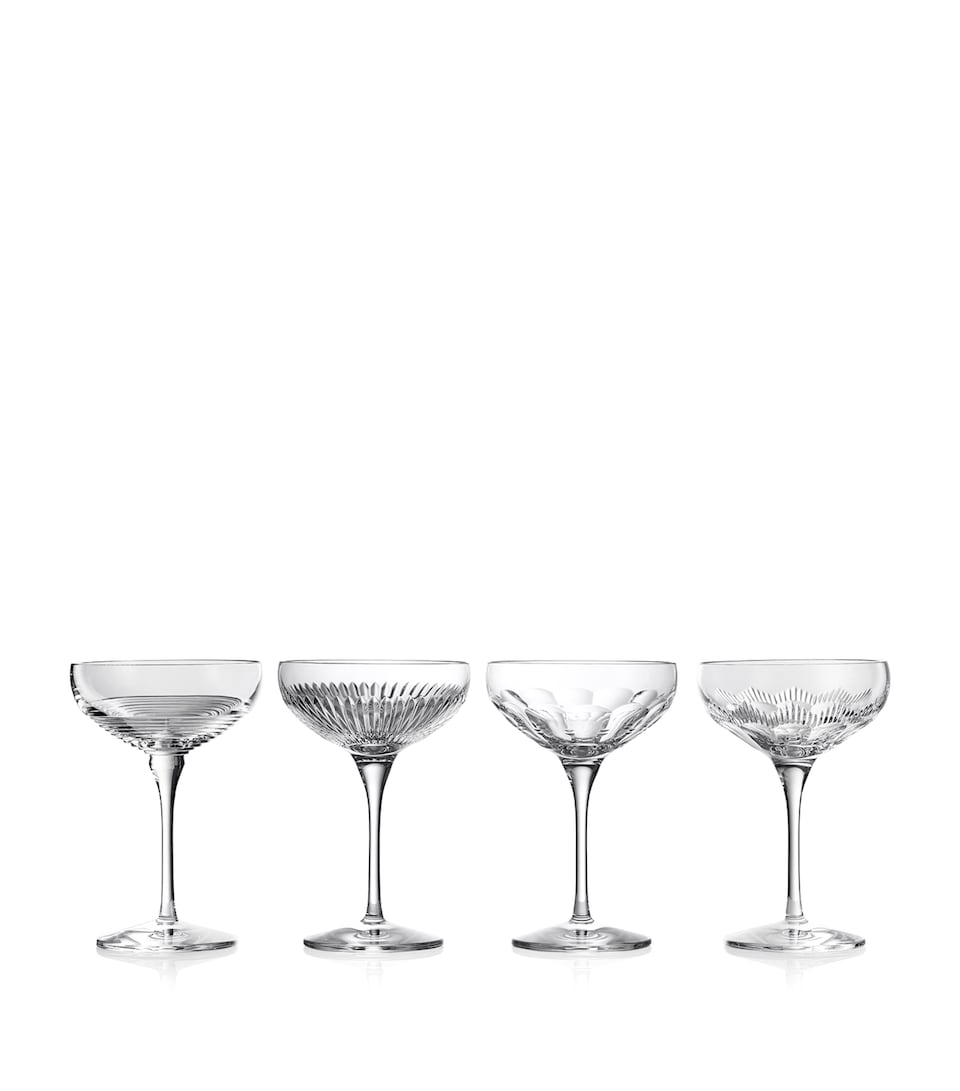 Waterford Set of 4 Large Mixology Circon Coupe Glasses (280ml) Clear