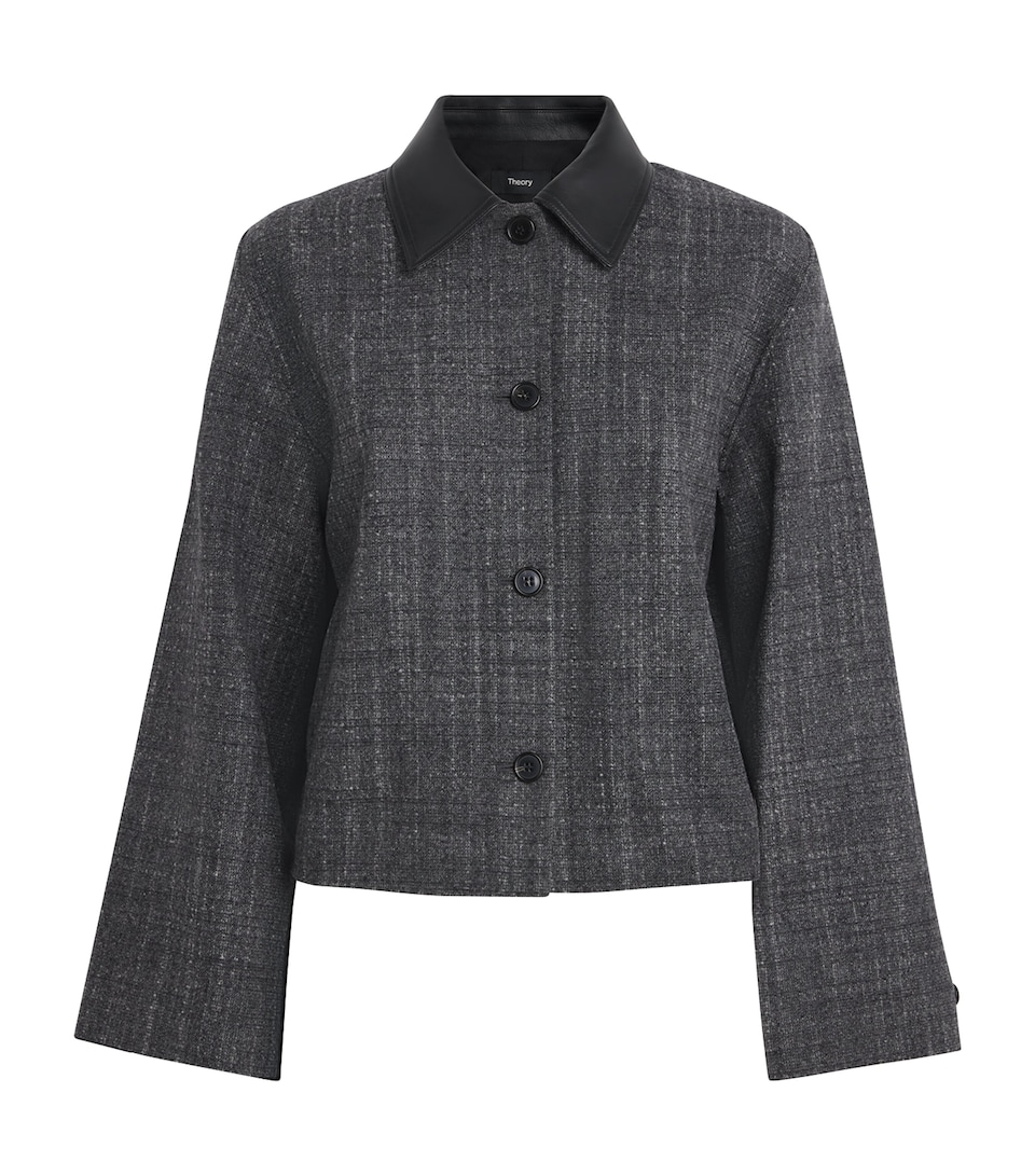 Wool-Blend Malfile Blazer