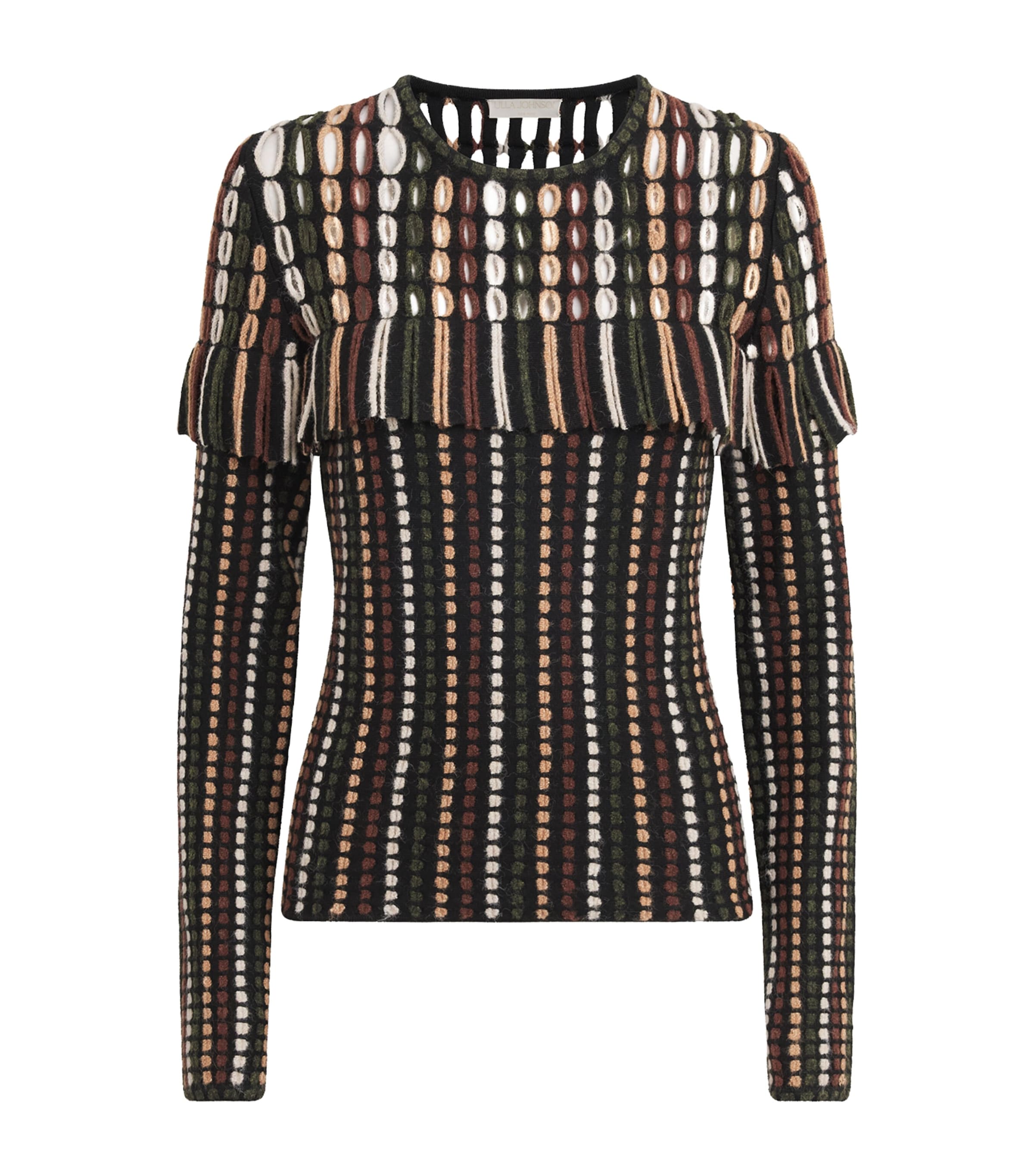 Ulla Johnson Womens Merino Wool Magda Sweater Noctis