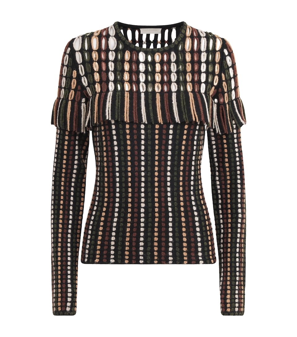 Ulla Johnson Womens Merino Wool Magda Sweater Noctis