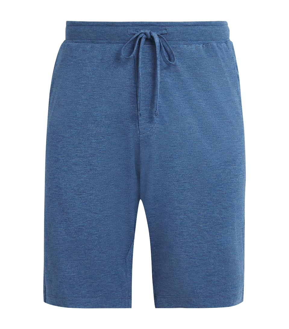 Hanro Mens Casuals Pyjama Shorts Tanzanite