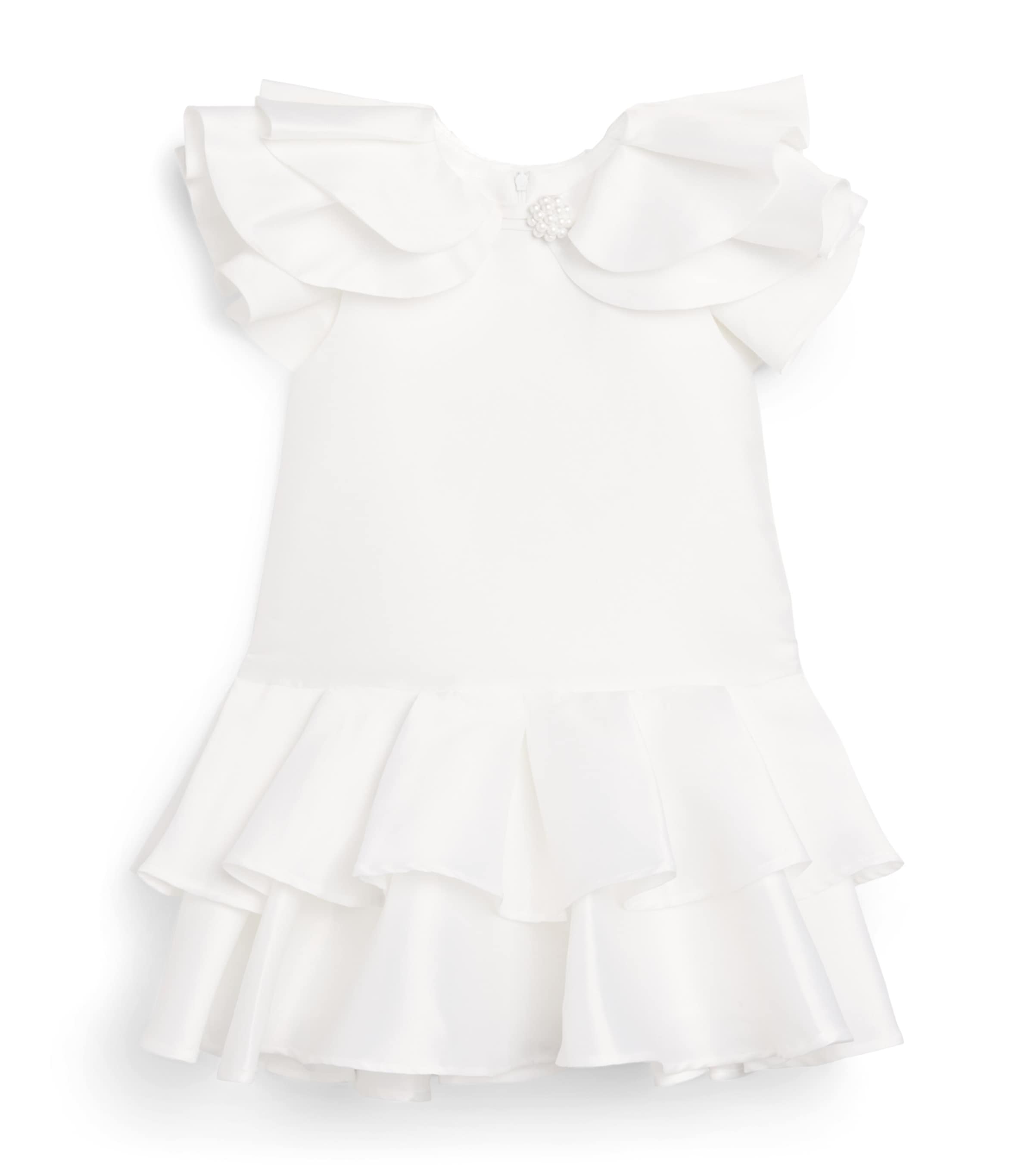 Jacquard Ruffle Dress (3-12 Years)