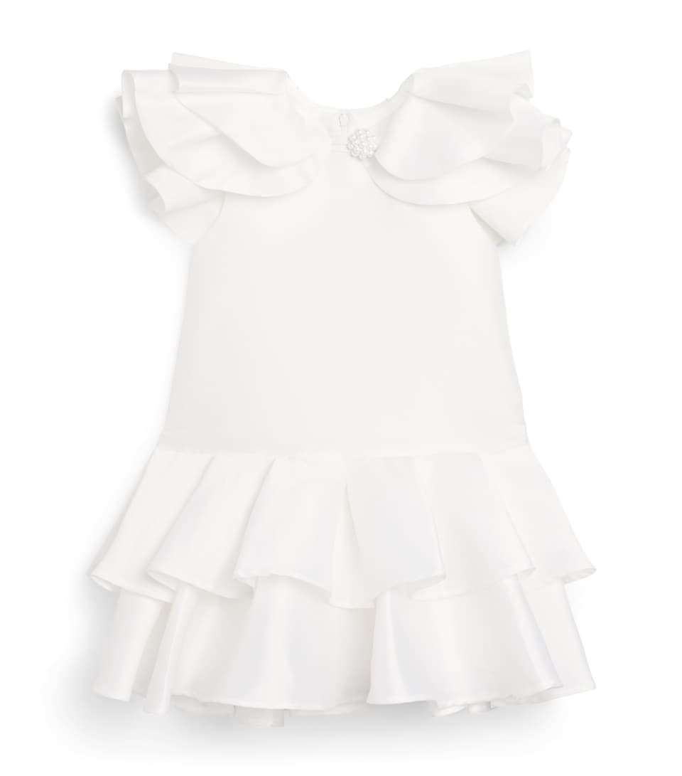 Jacquard Ruffle Dress (3-12 Years)