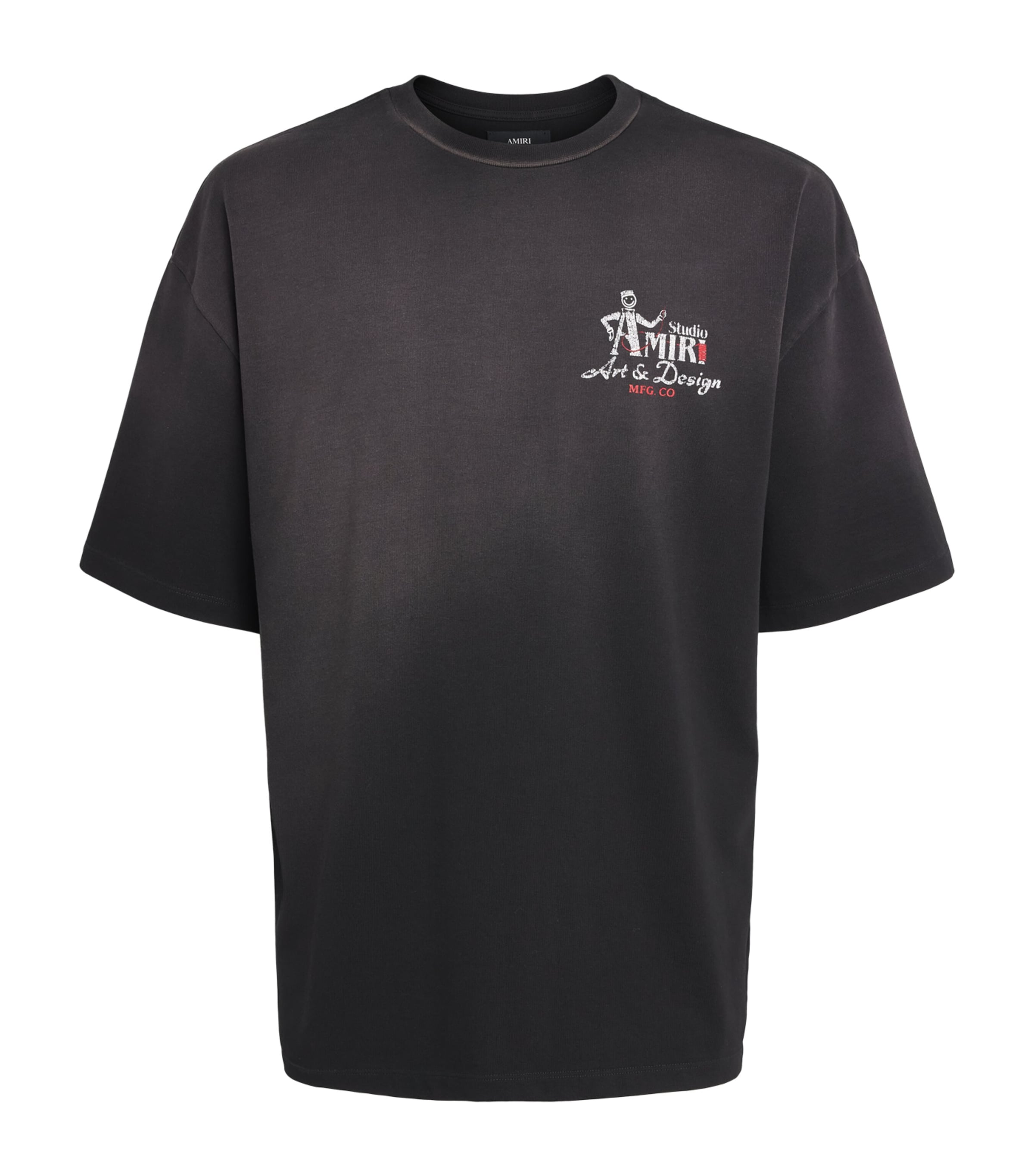 AMIRI Mens Cotton Studio T-Shirt Black