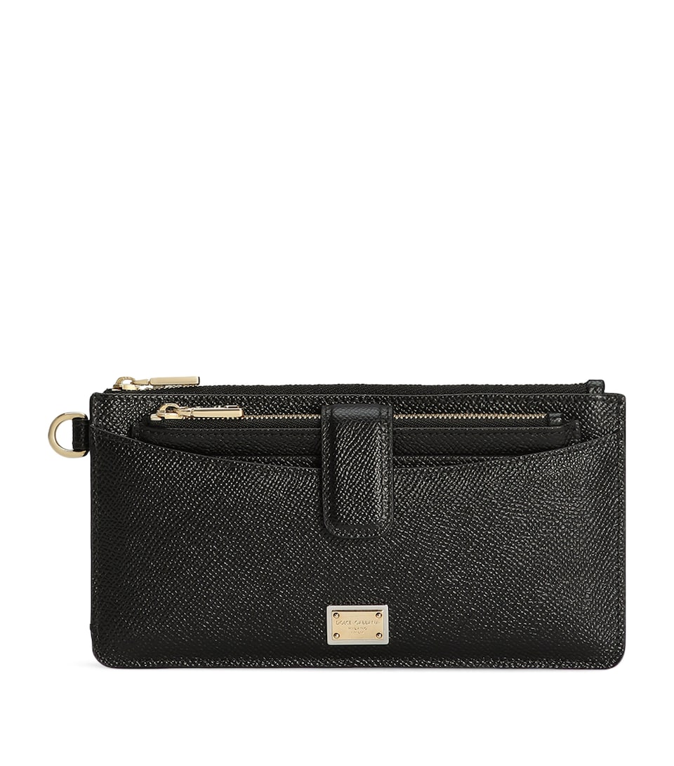 Grained Leather Card Holder