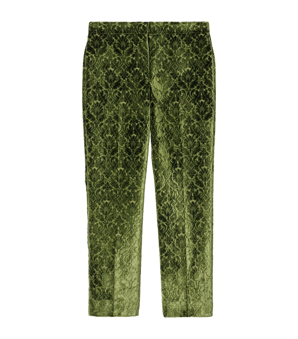 Baroque Velvet Tailored Trousers