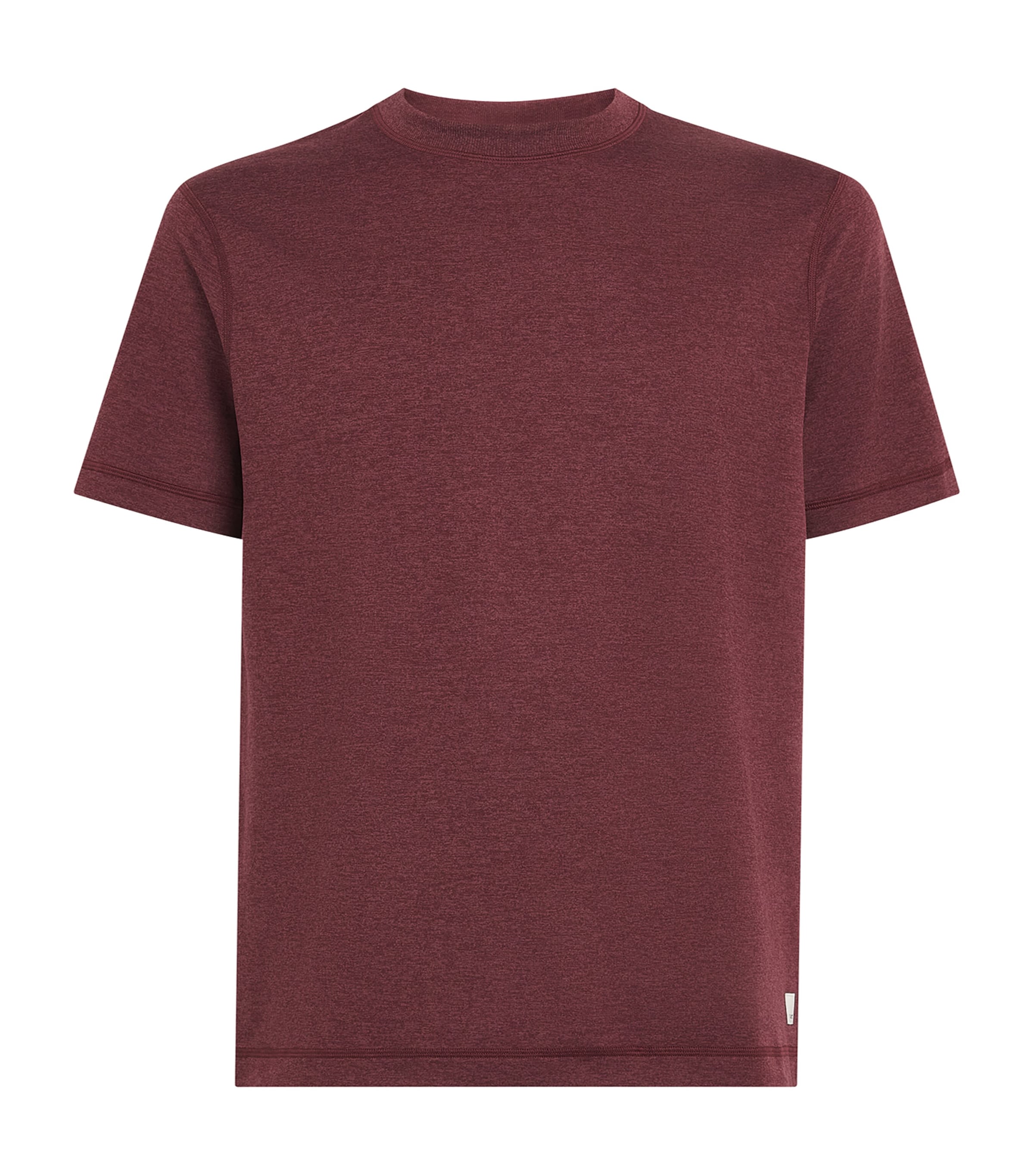 VUORI Mens Ponto Performance T-Shirt Hfi Fig Heather