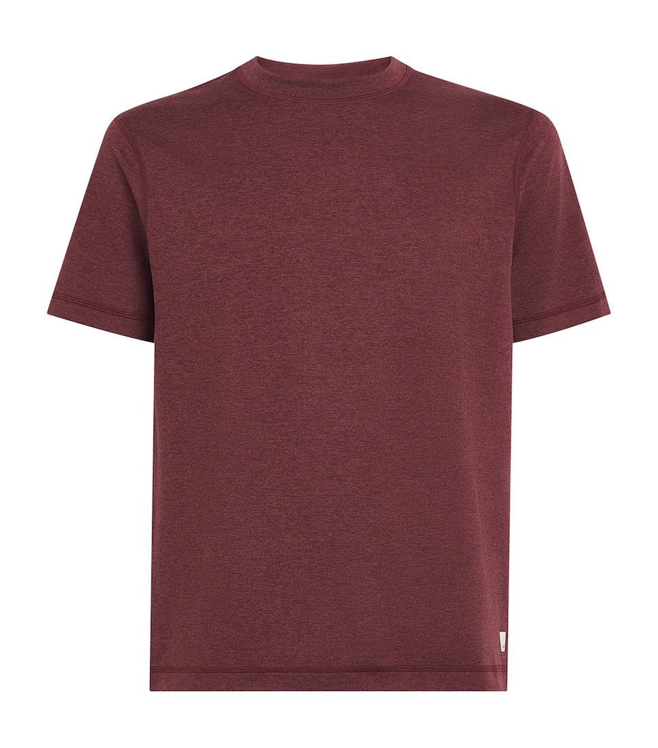 VUORI Mens Ponto Performance T-Shirt Hfi Fig Heather
