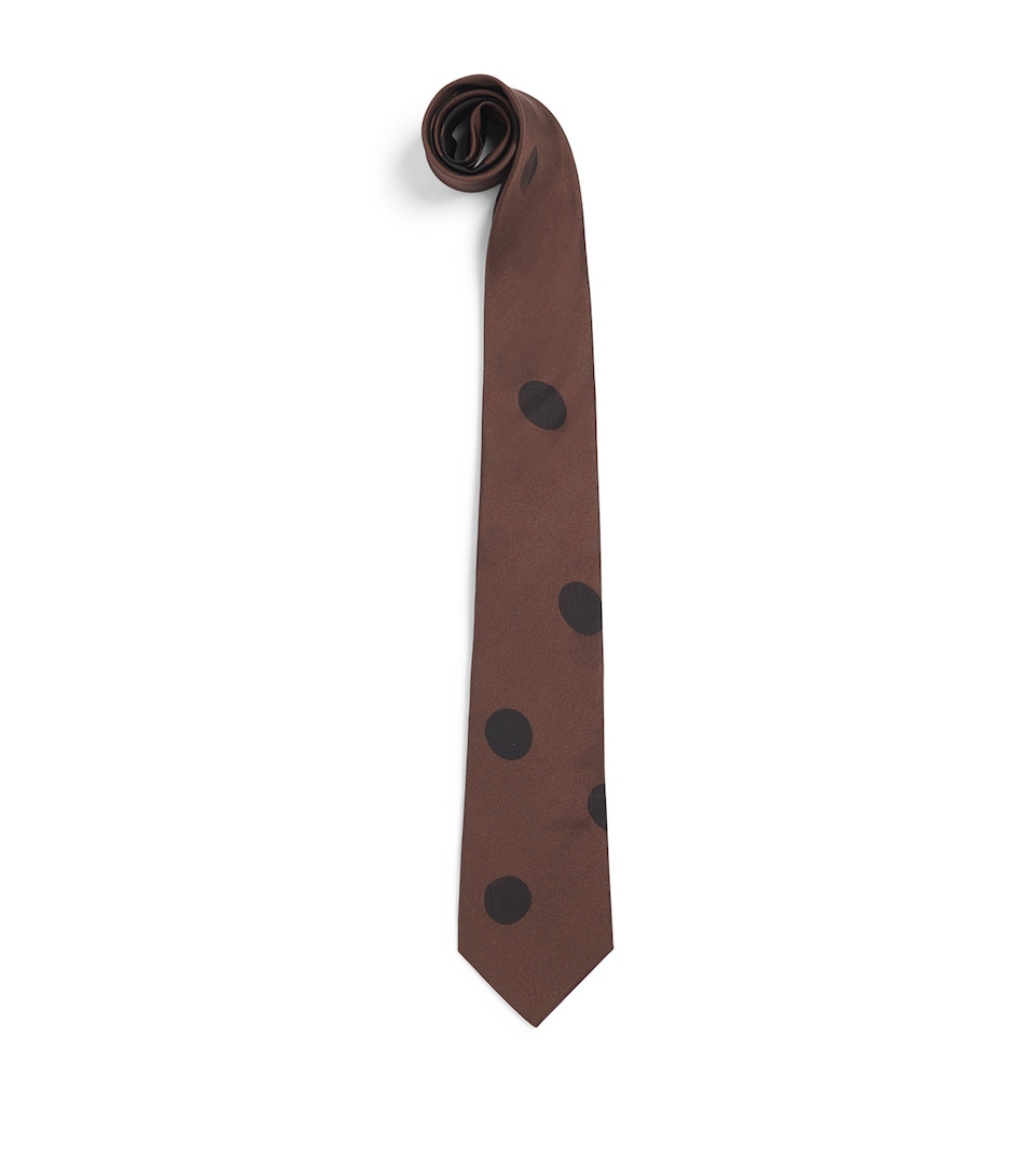 Paul Smith Silk Polka-Dot Shadow Tie