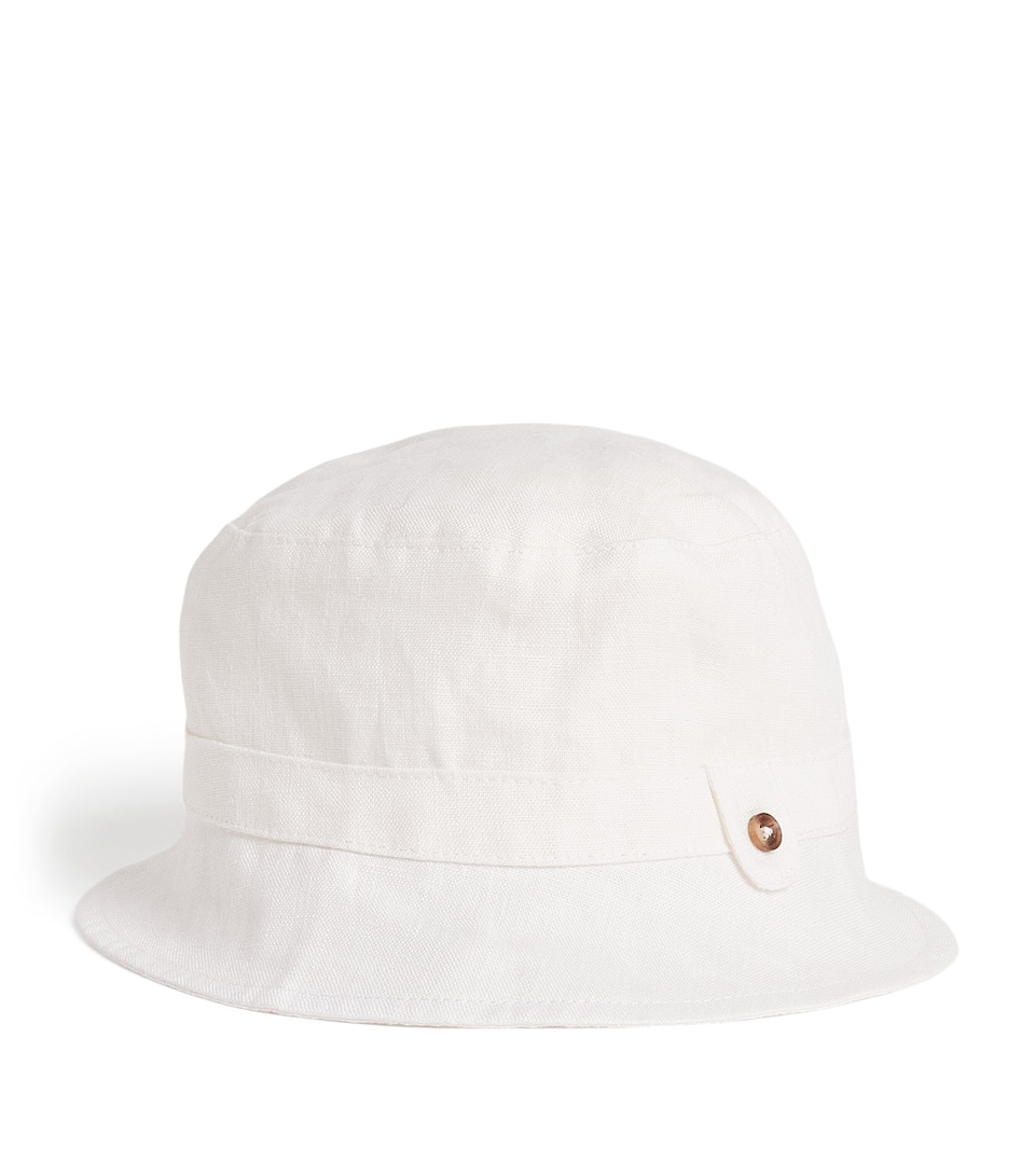 Linen Bob Bucket Hat