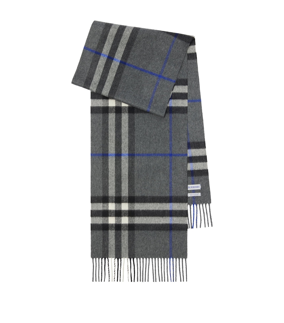 Cashmere Check Scarf