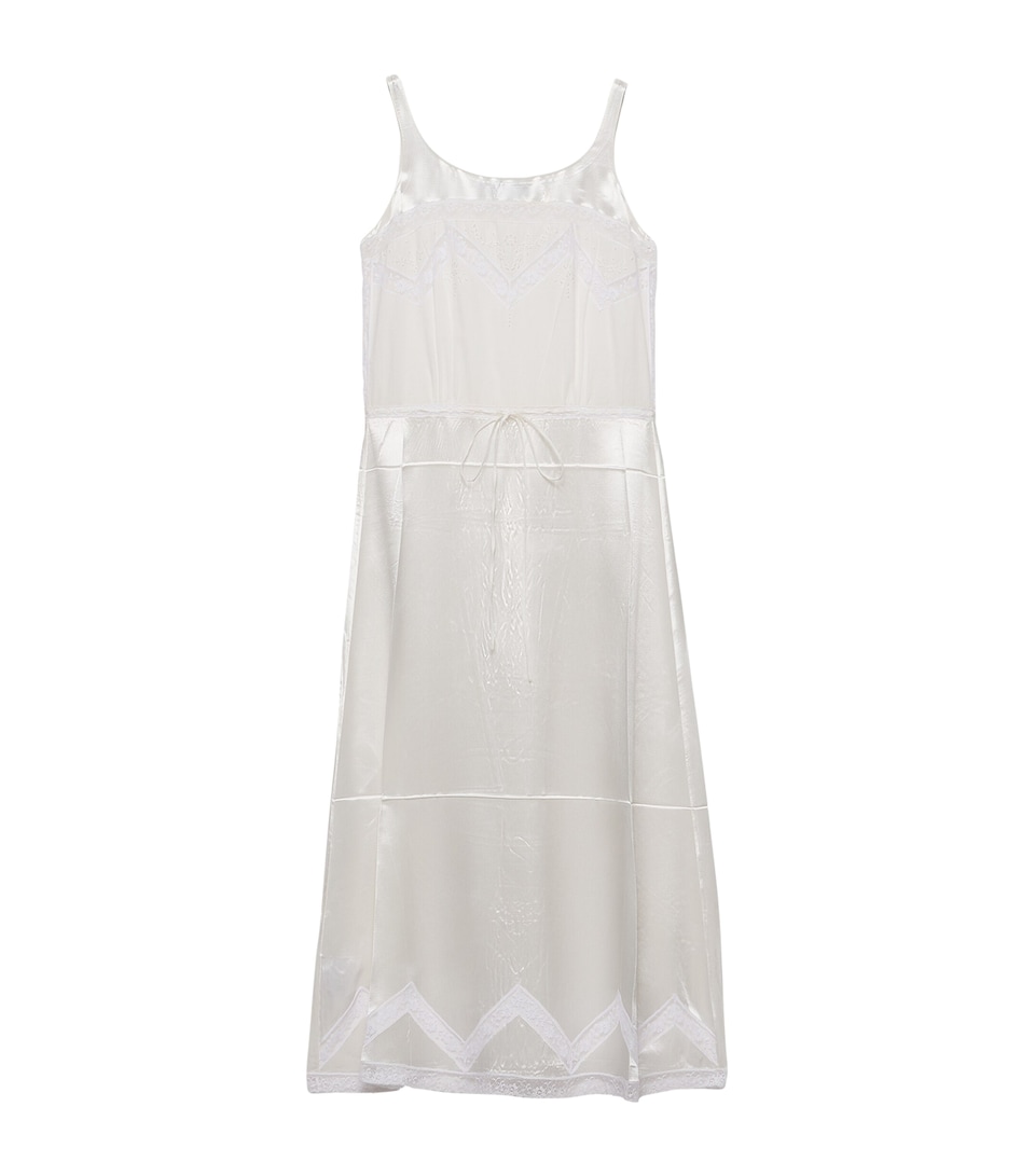 Batiste Embroidered Midi Dress