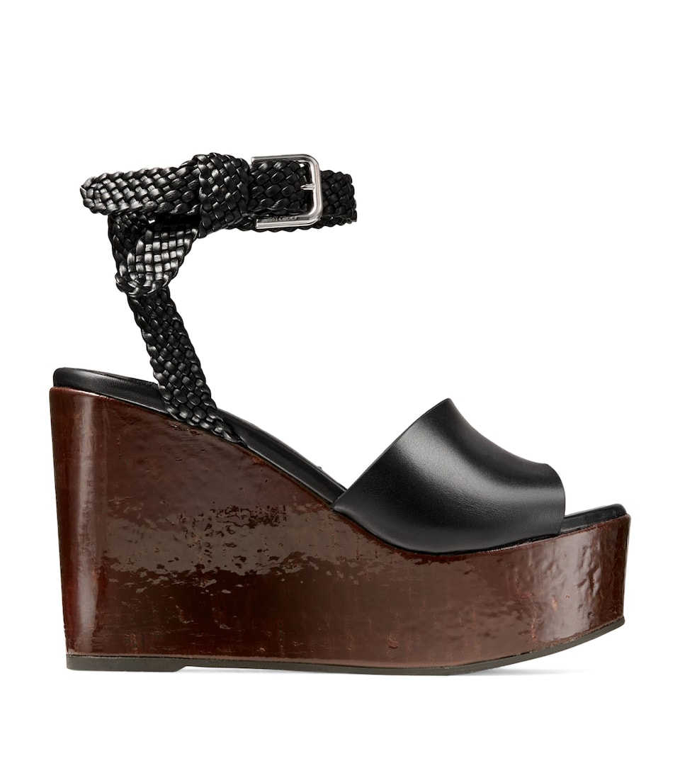Jori 100 Leather Wedge Sandals