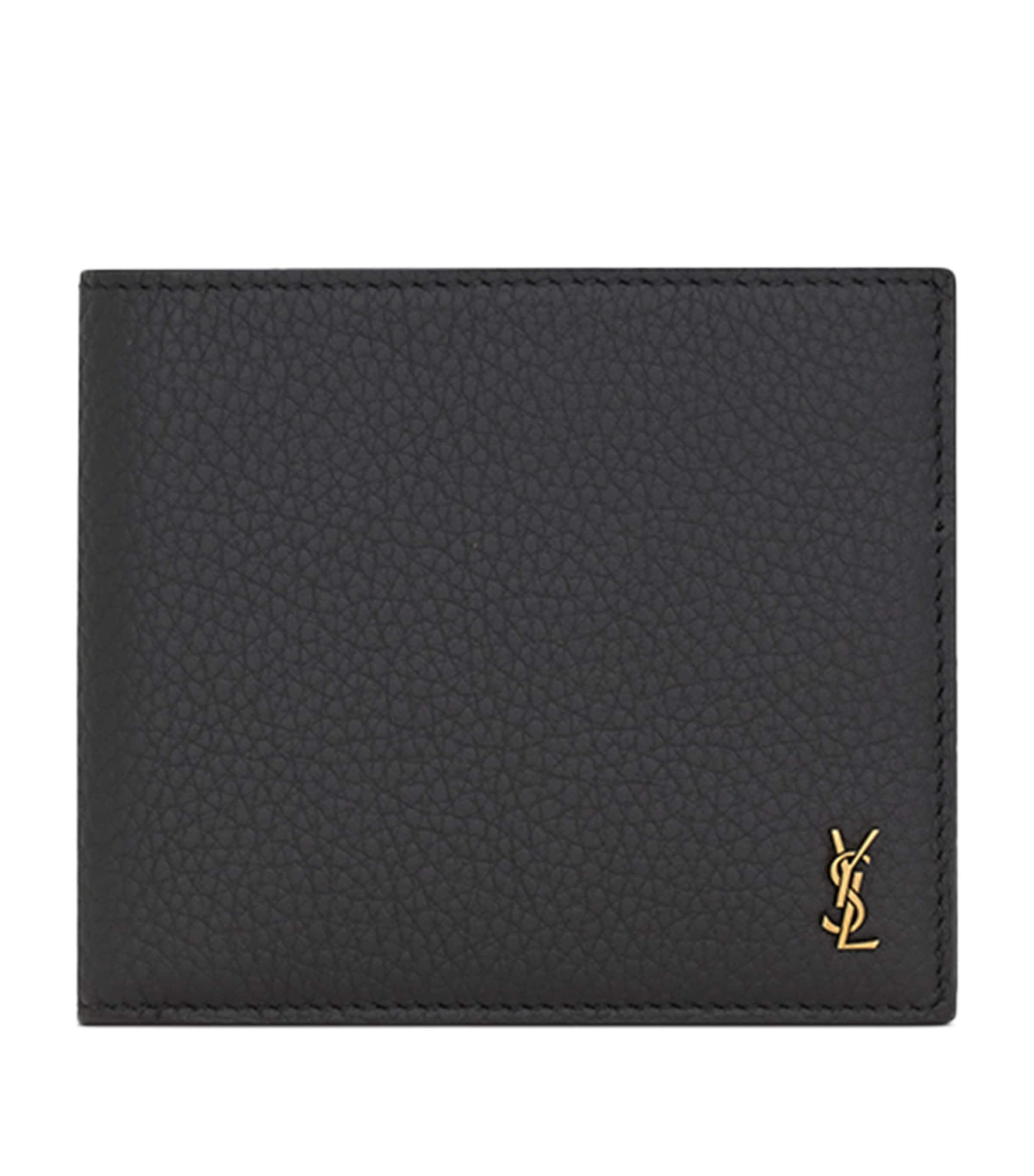 TOM FORD Leather T-Line Classic Bifold Wallet | Harrods US