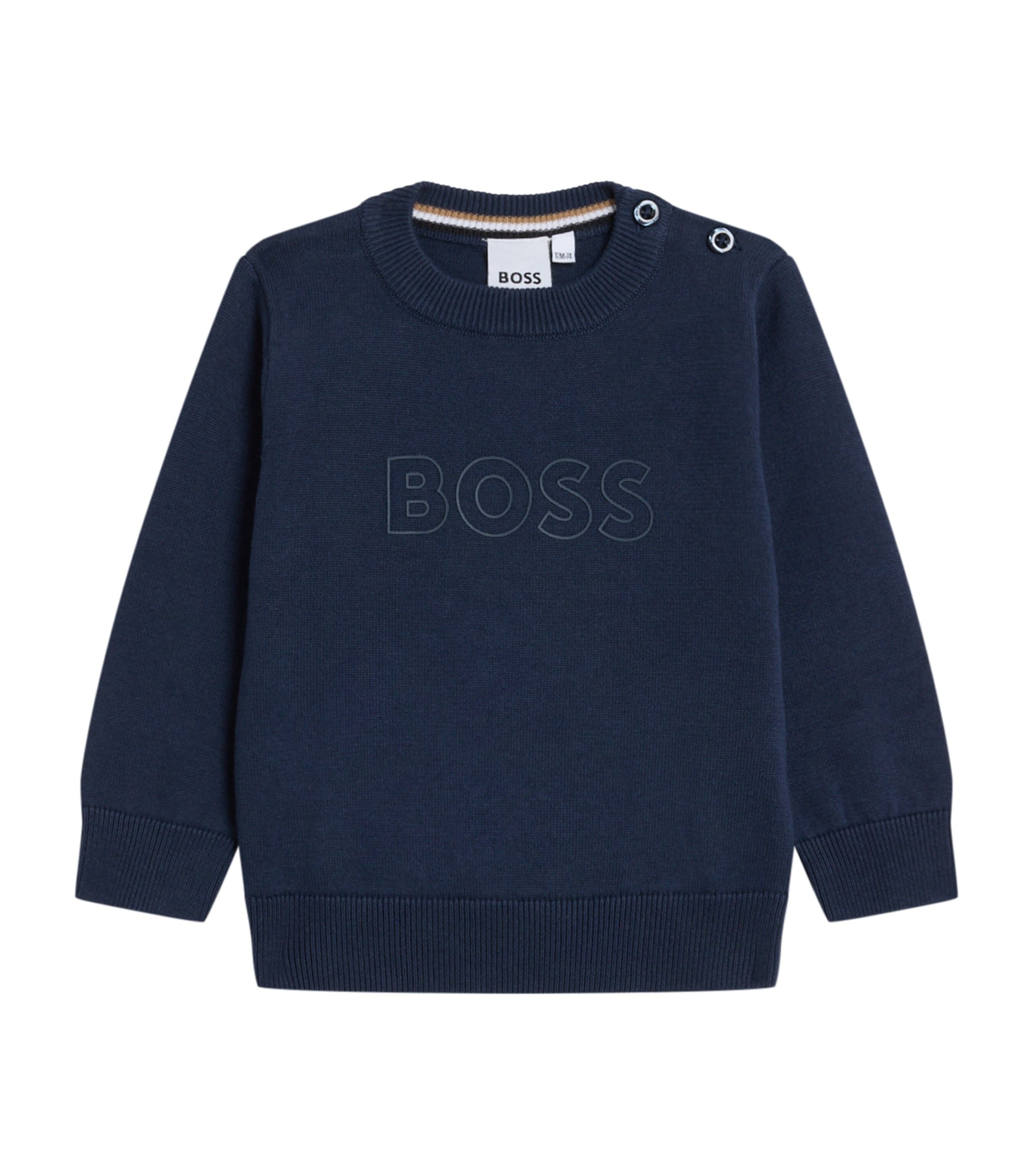 Cotton Logo Knitted Sweater (3 Months - 3 Years)