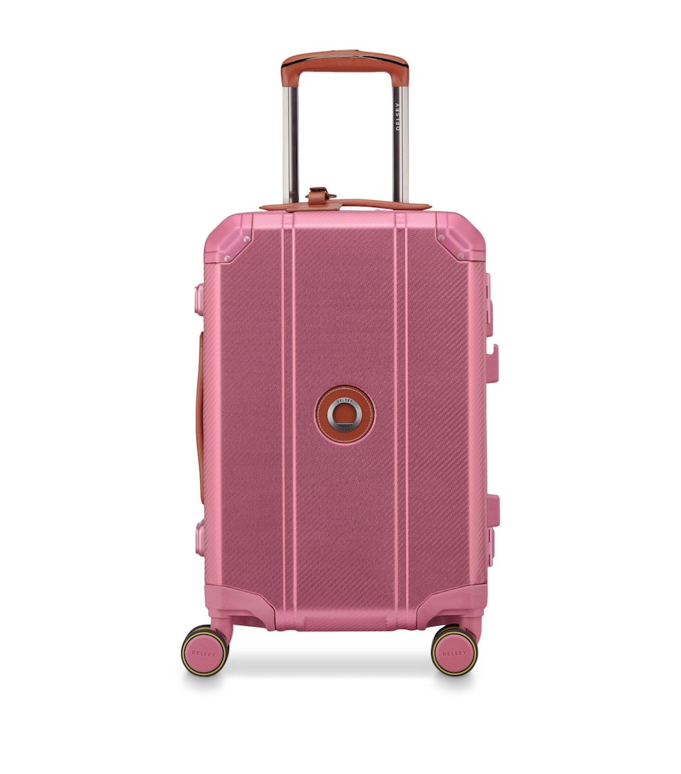 Delsey Alur Spinner Suitcase (55cm) Pink
