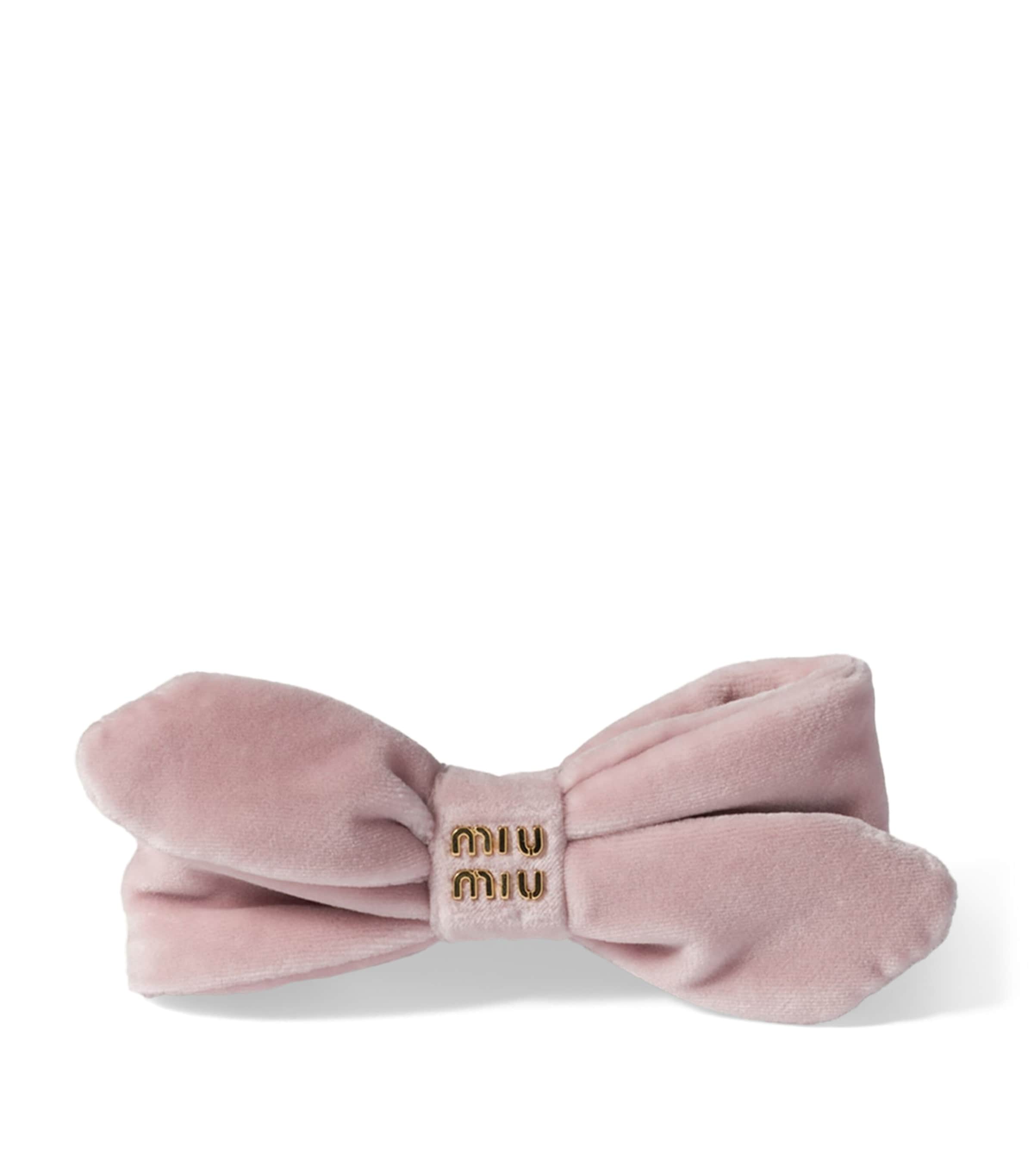 Velvet Bow Hair Clip