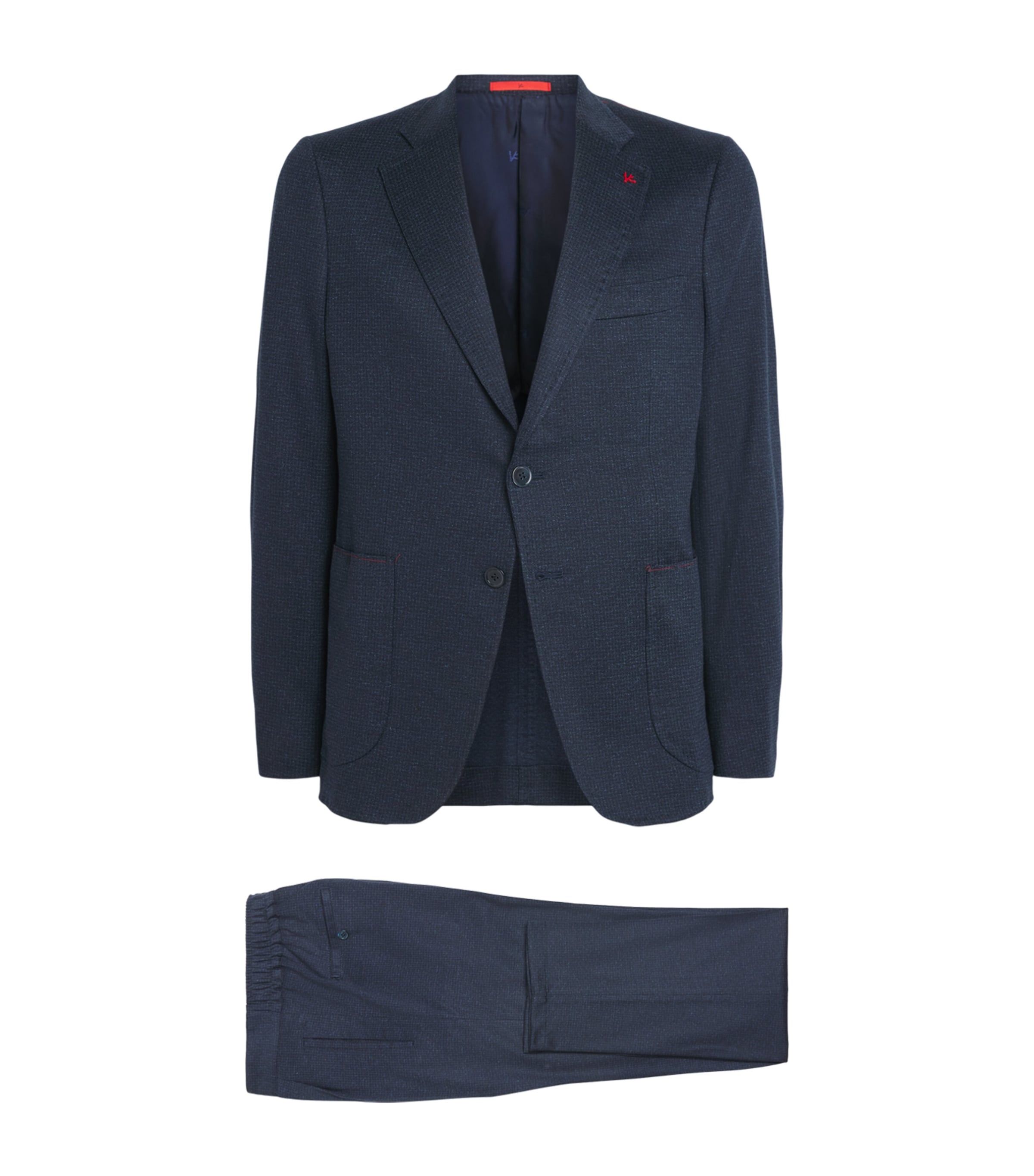 Isaia Mens Silk-Cotton Capri 2-Piece Suit