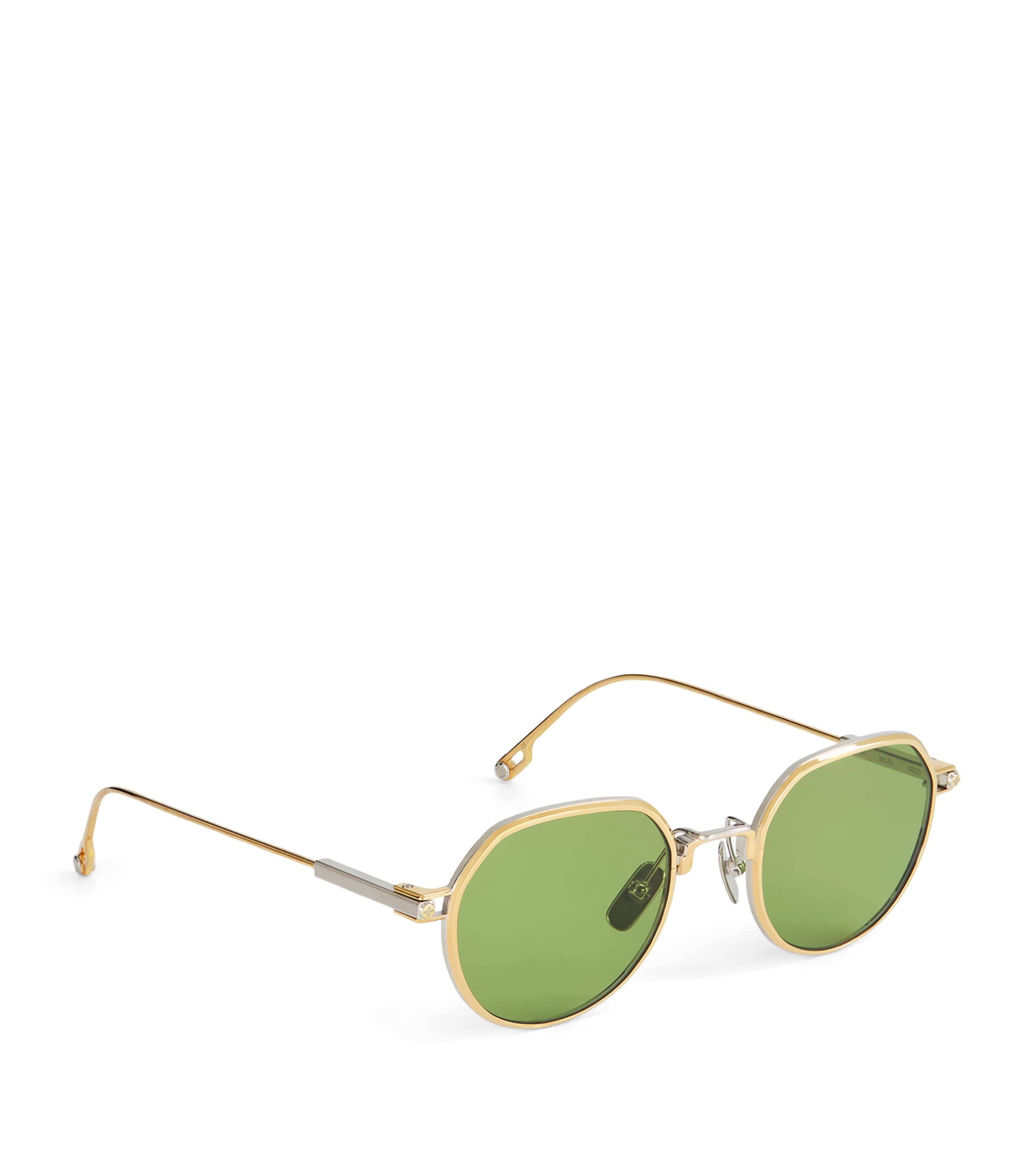 Sato Belel Sunglasses Yellow Gold