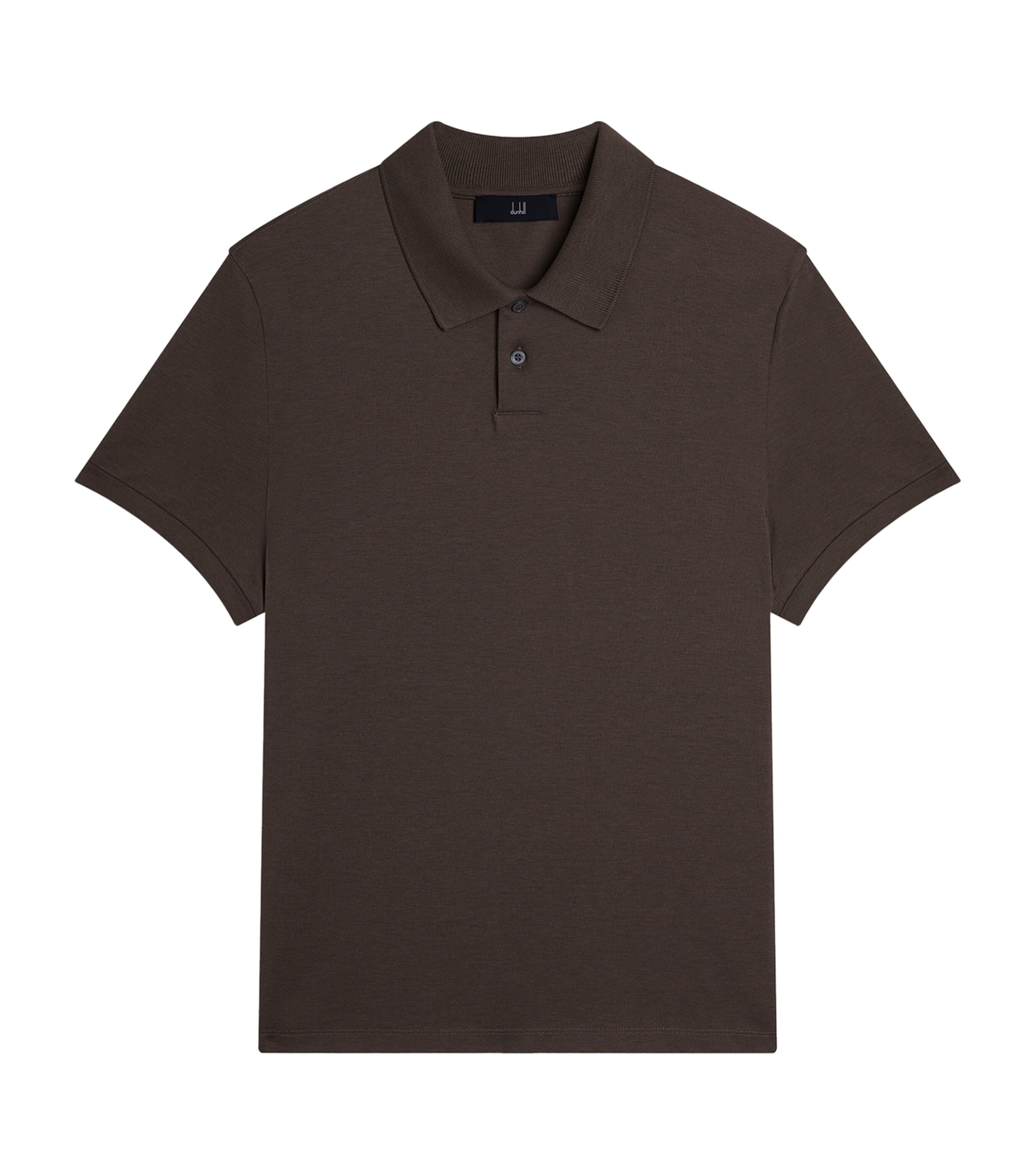 Dunhill Mens Cotton-Silk Polo Shirt