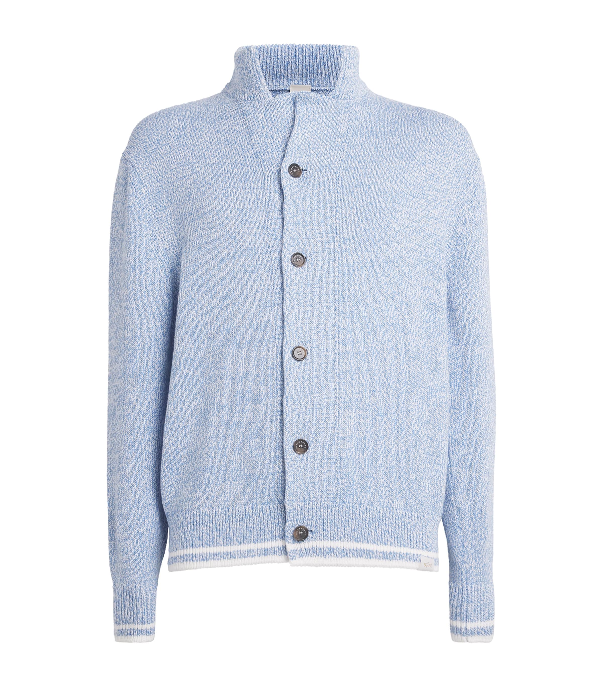 Cotton Marled Cardigan