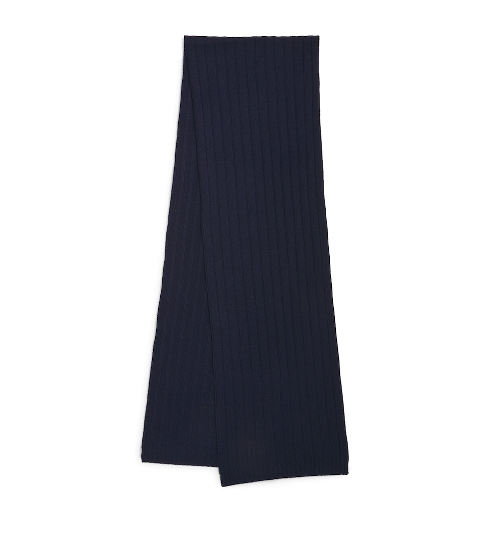 Cashmere Ribbed Scarf