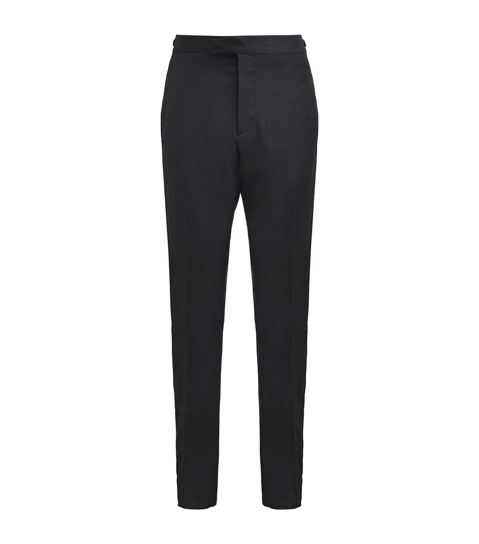 Wool-Silk Evening Trousers