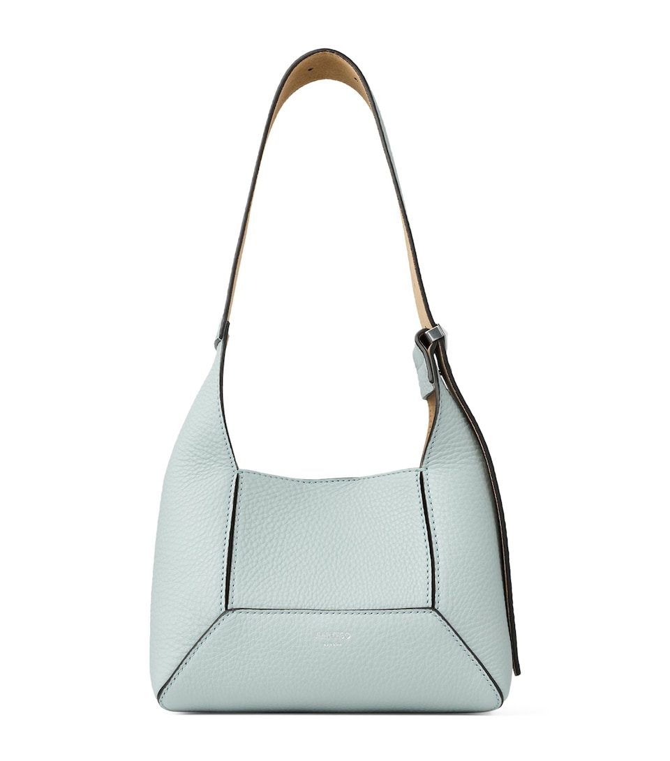 Small Leather Diamond Hobo Shoulder Bag