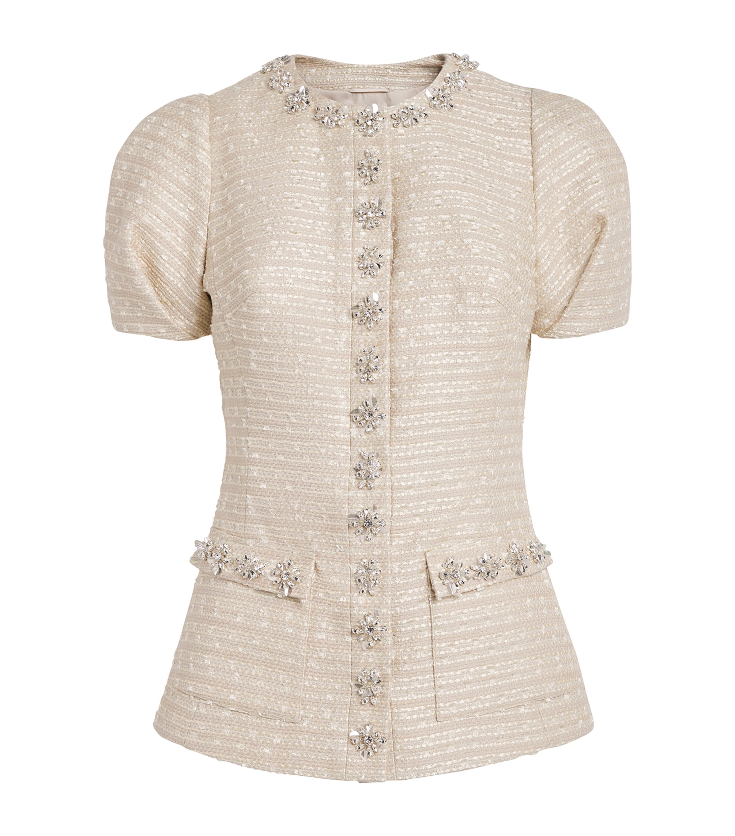 Embellished Tweed Olivia Jacket