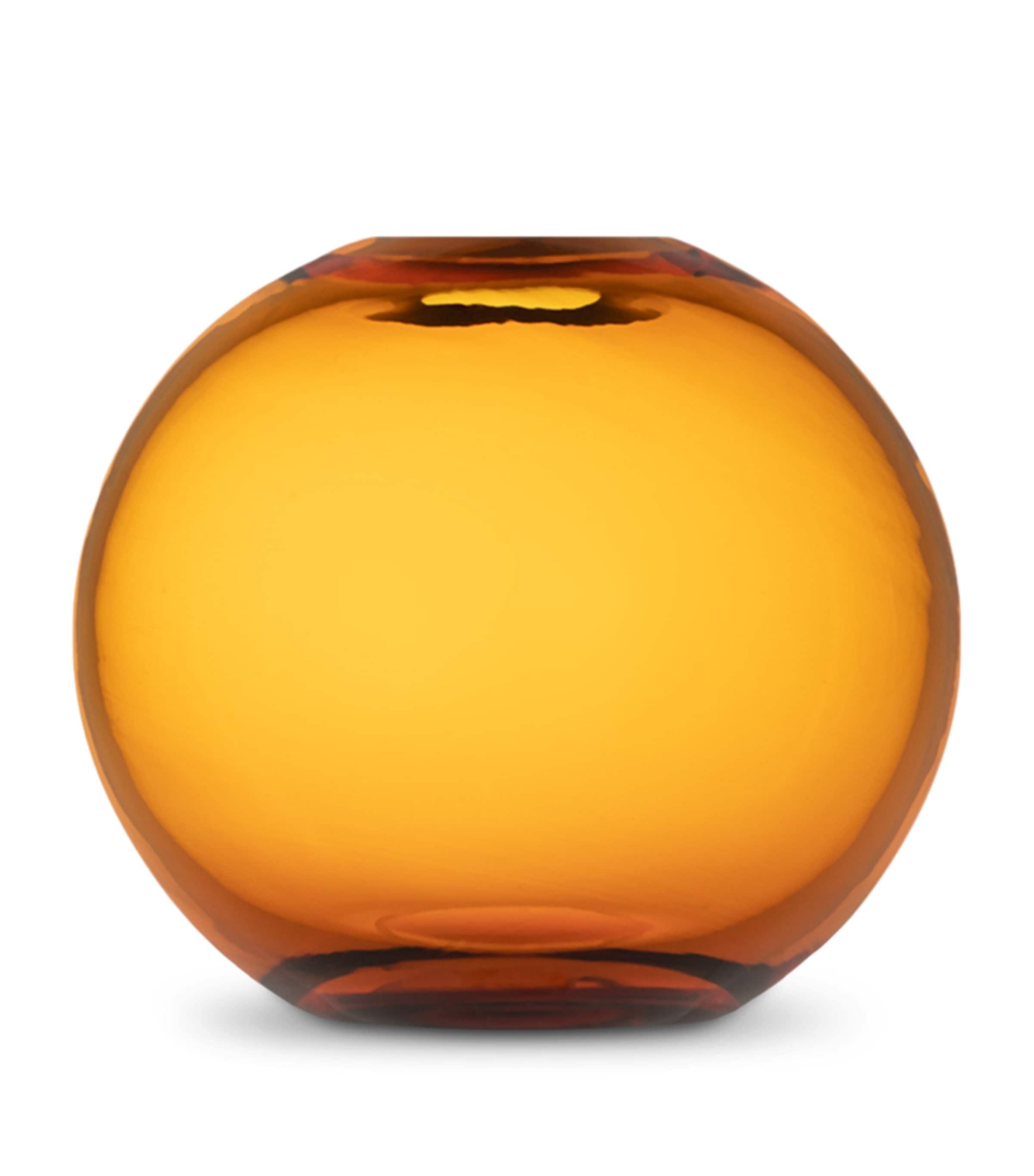 Dolce&Gabbana Casa Small Murano Glass Vase (10cm) Ambra