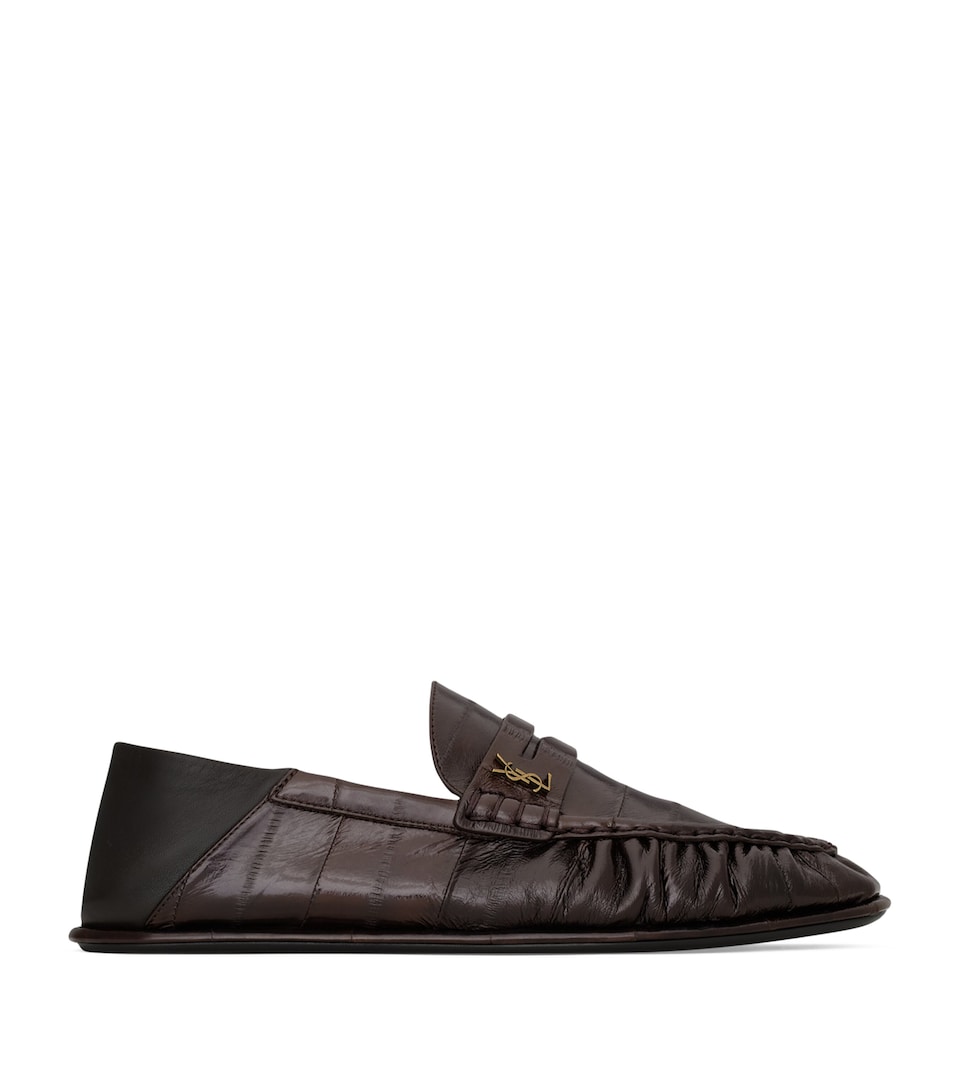 Saint Laurent Leather Le Loafer Mules