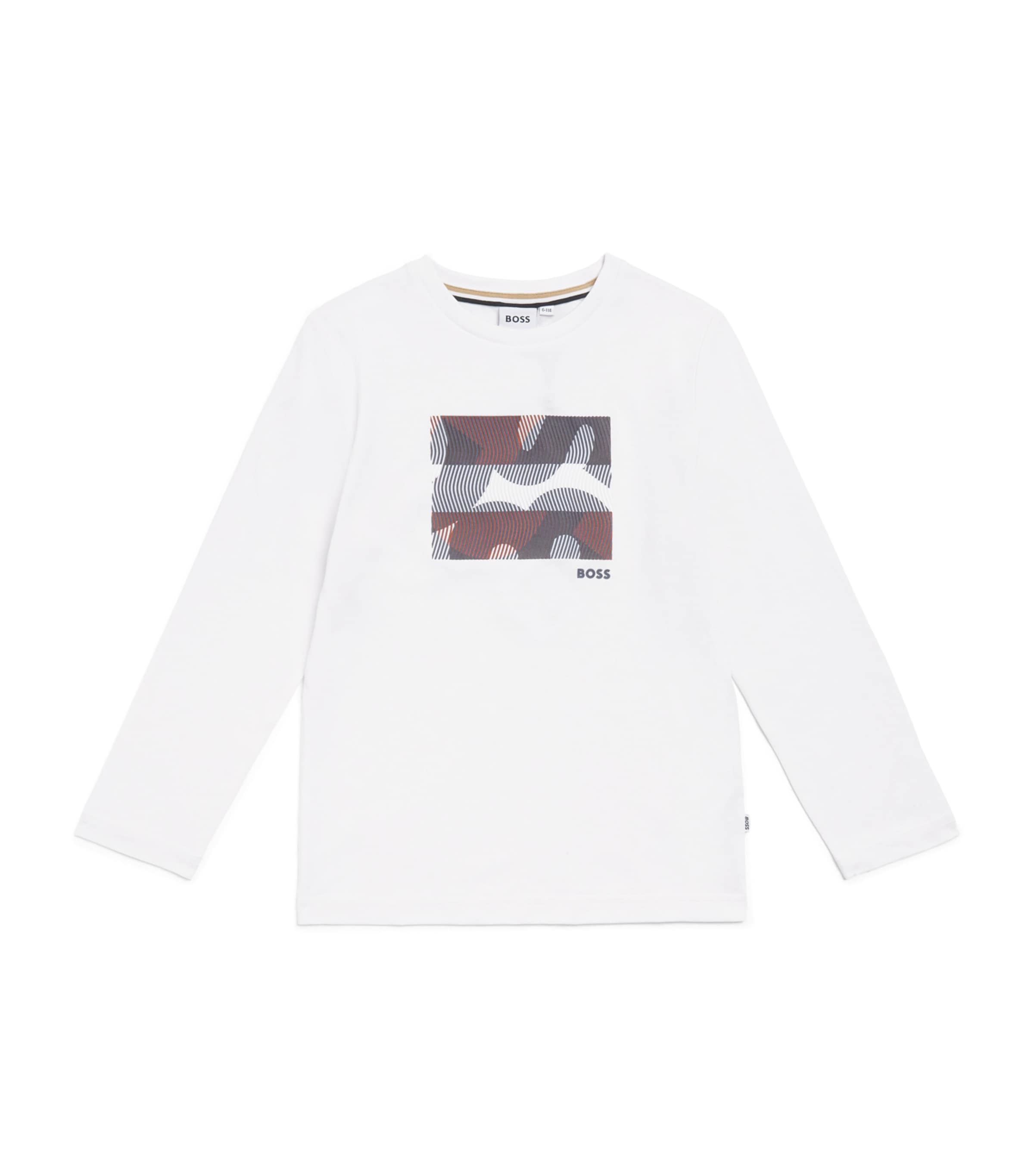 BOSS Kidswear Graphic Long-Sleeve T-Shirt (4-16 Years) White