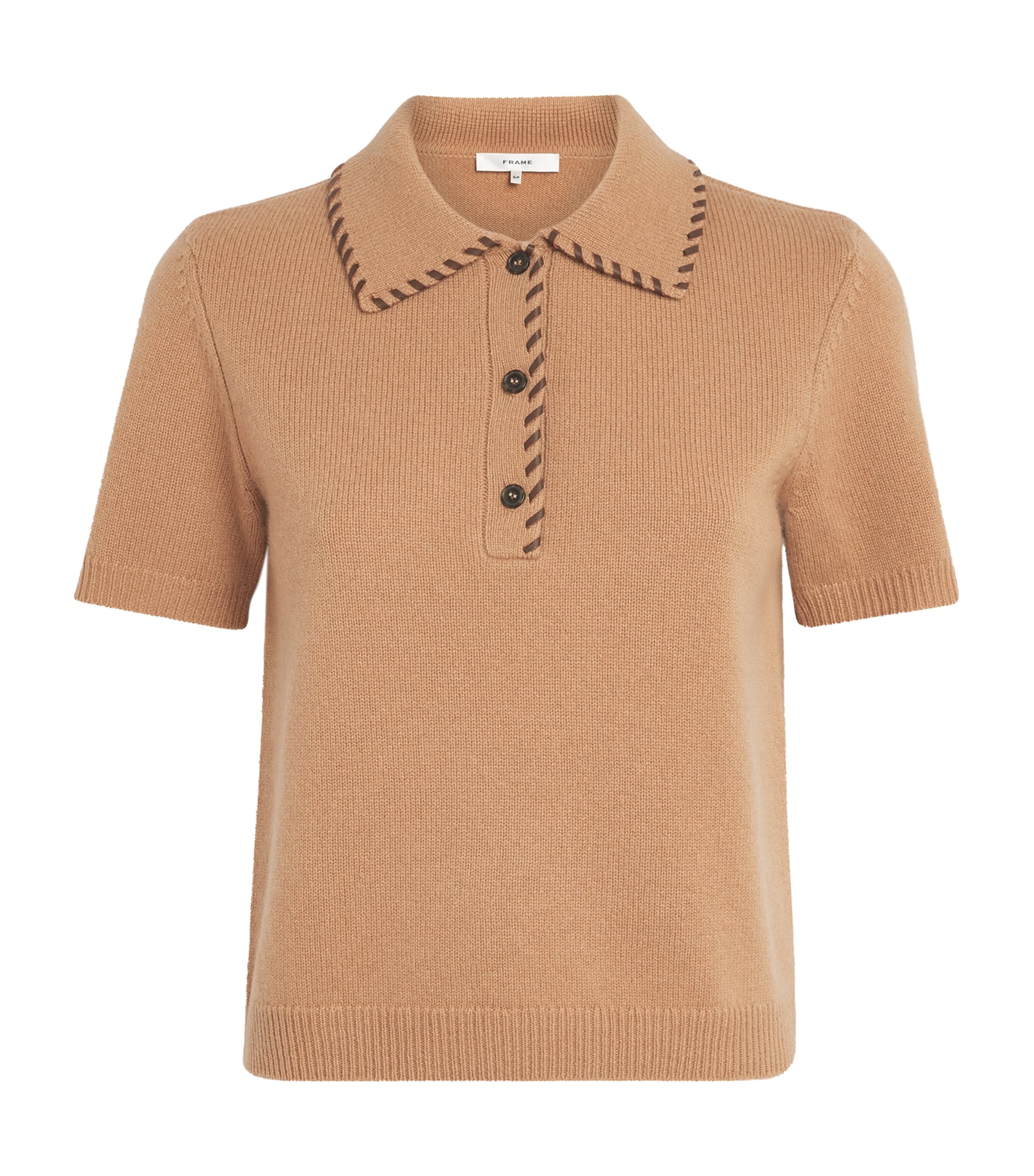 Wool-Cashmere Polo Sweater