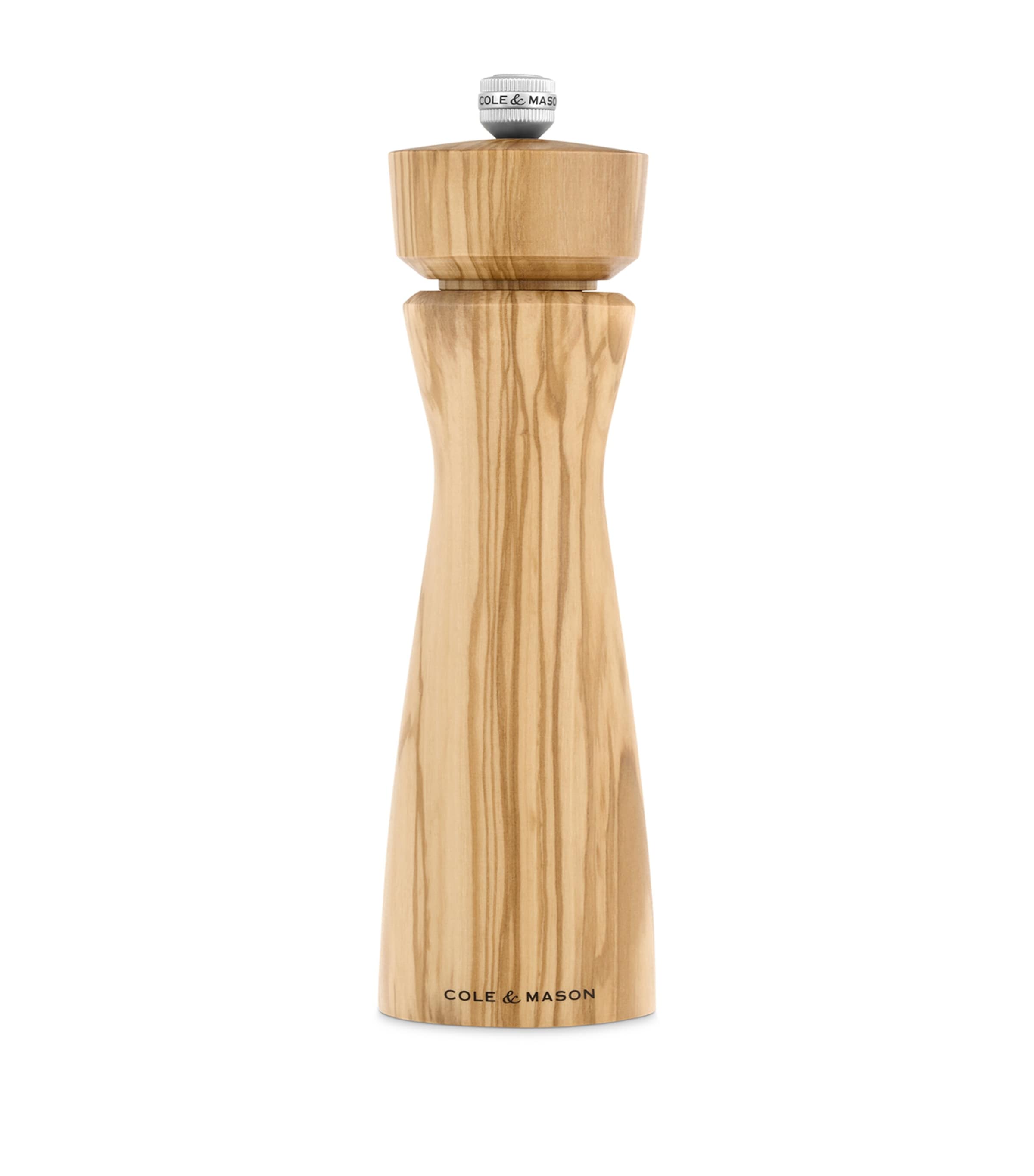 Cole & Mason Olive Wood Portobello Pepper Mill Brown