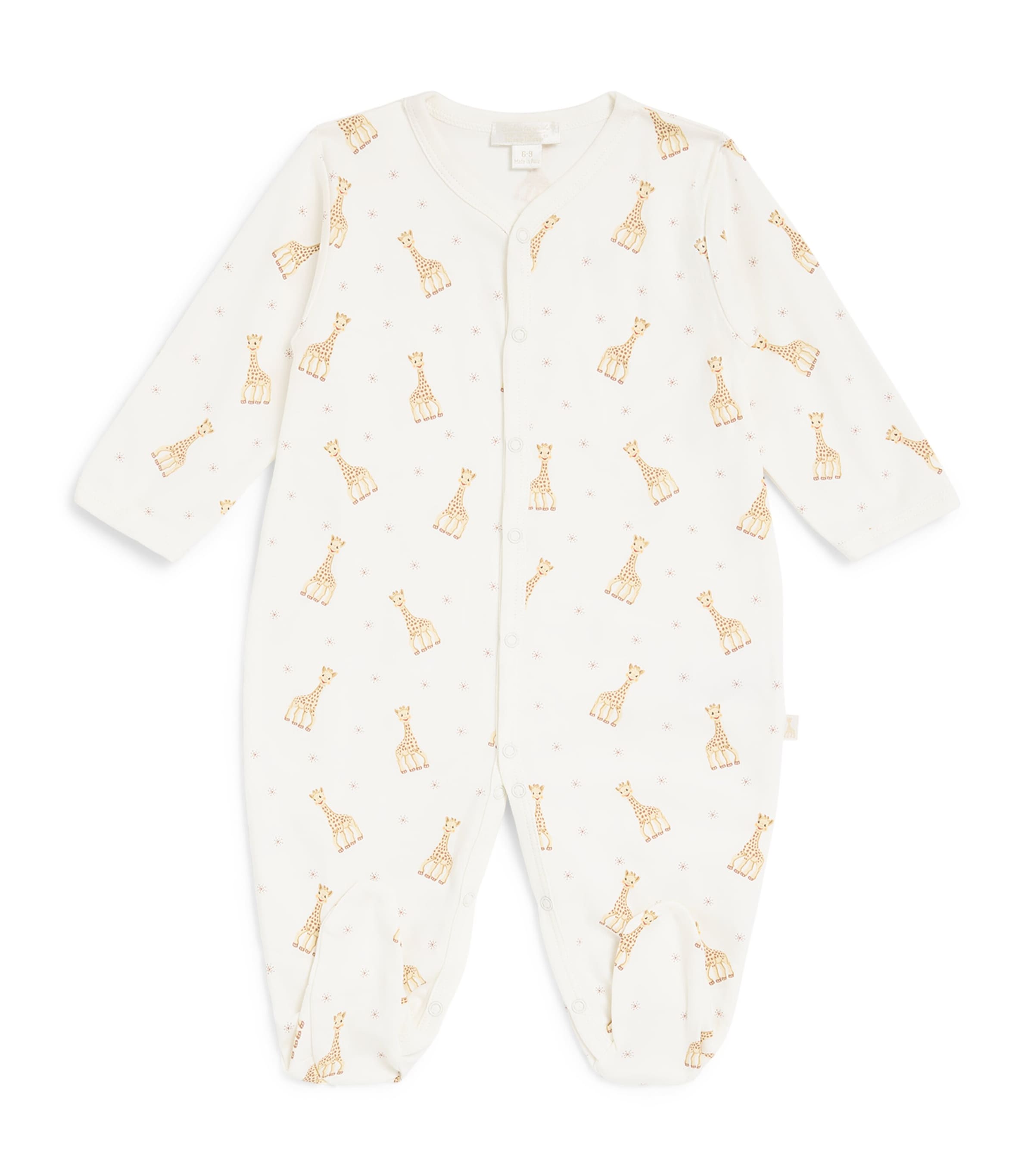 Kissy Kissy Pima Cotton Sophie La Girafe All-In-One (Premature Baby - 9 Months) Ecru