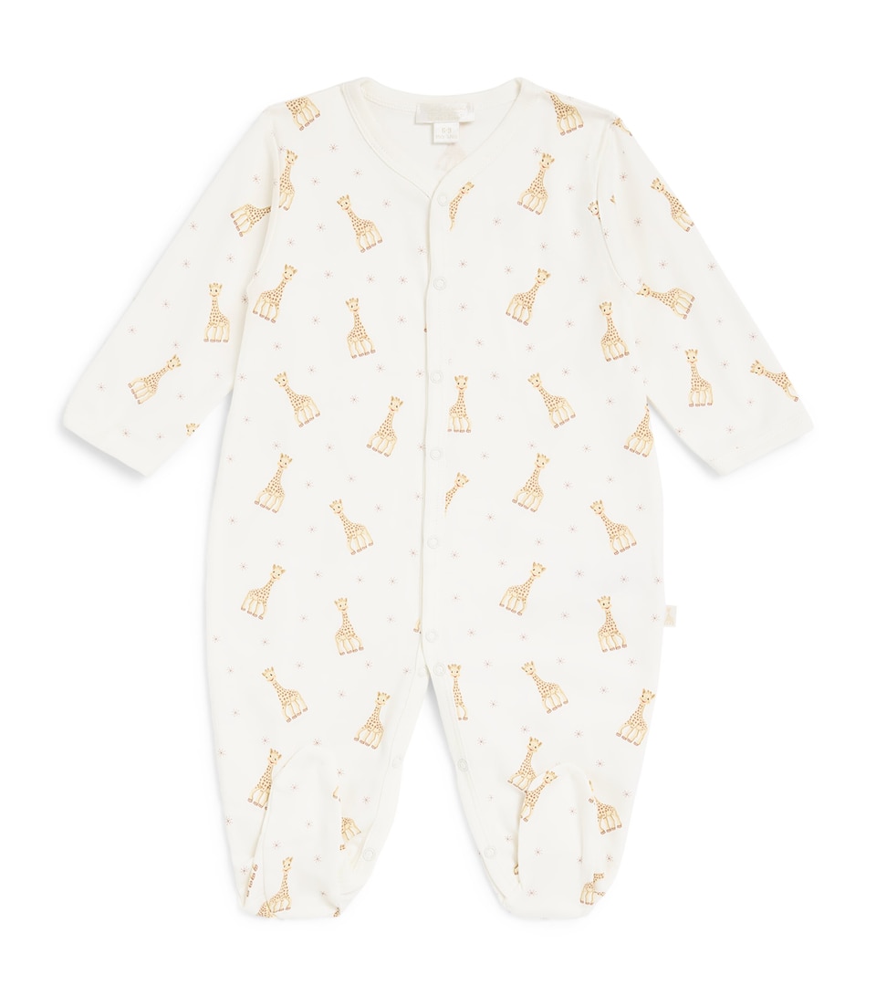Kissy Kissy Pima Cotton Sophie La Girafe All-In-One (Premature Baby - 9 Months) Ecru