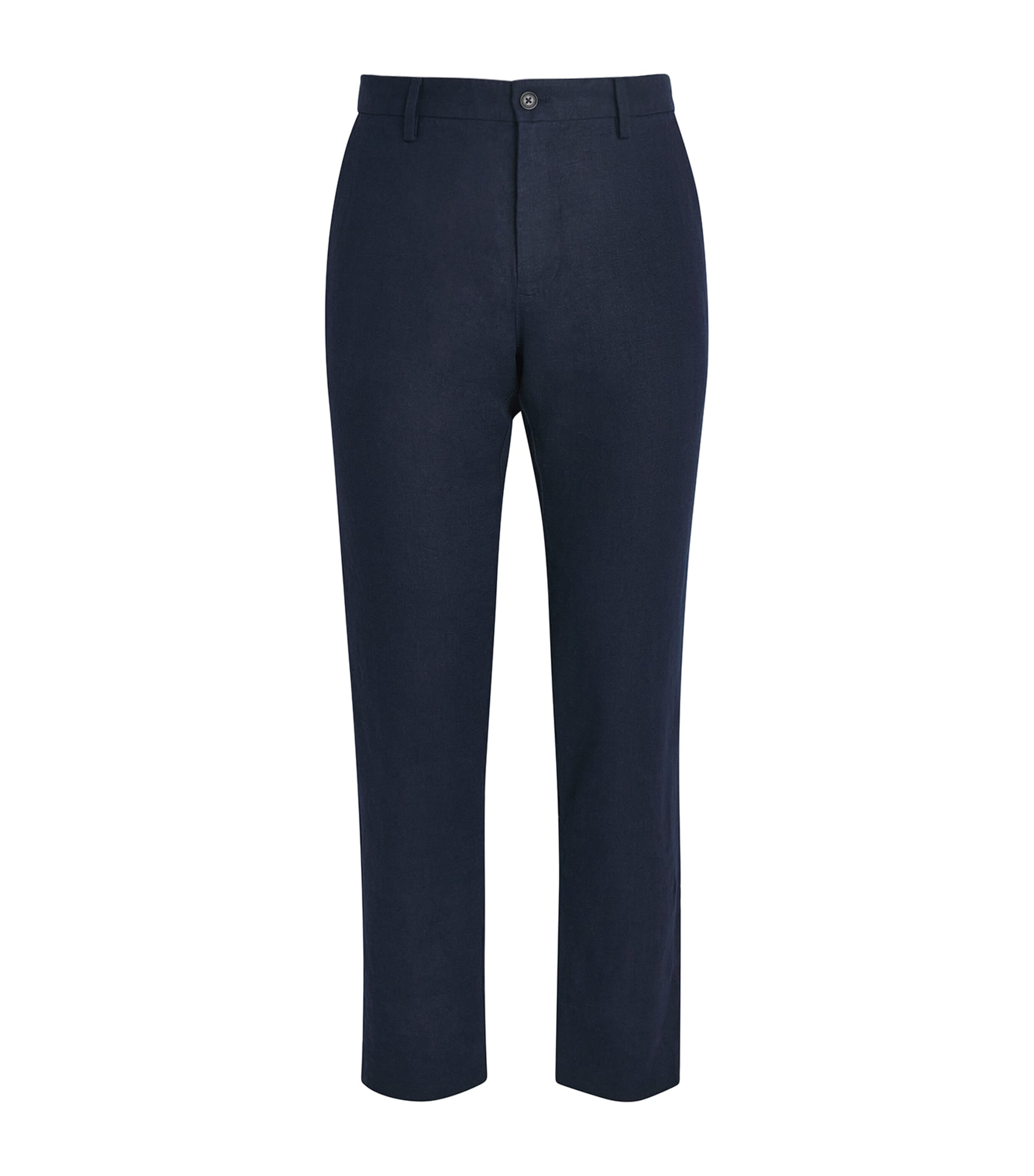 Linen Theo Slim Trousers