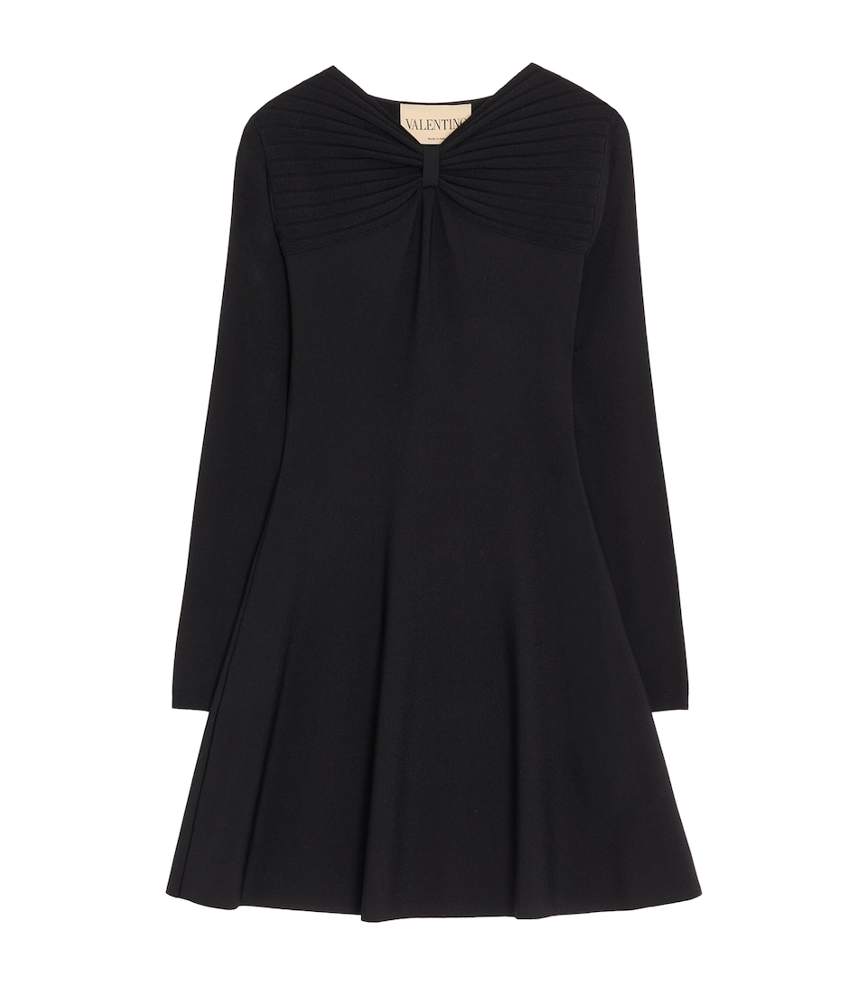 Valentino Womens Knitted Mini Dress