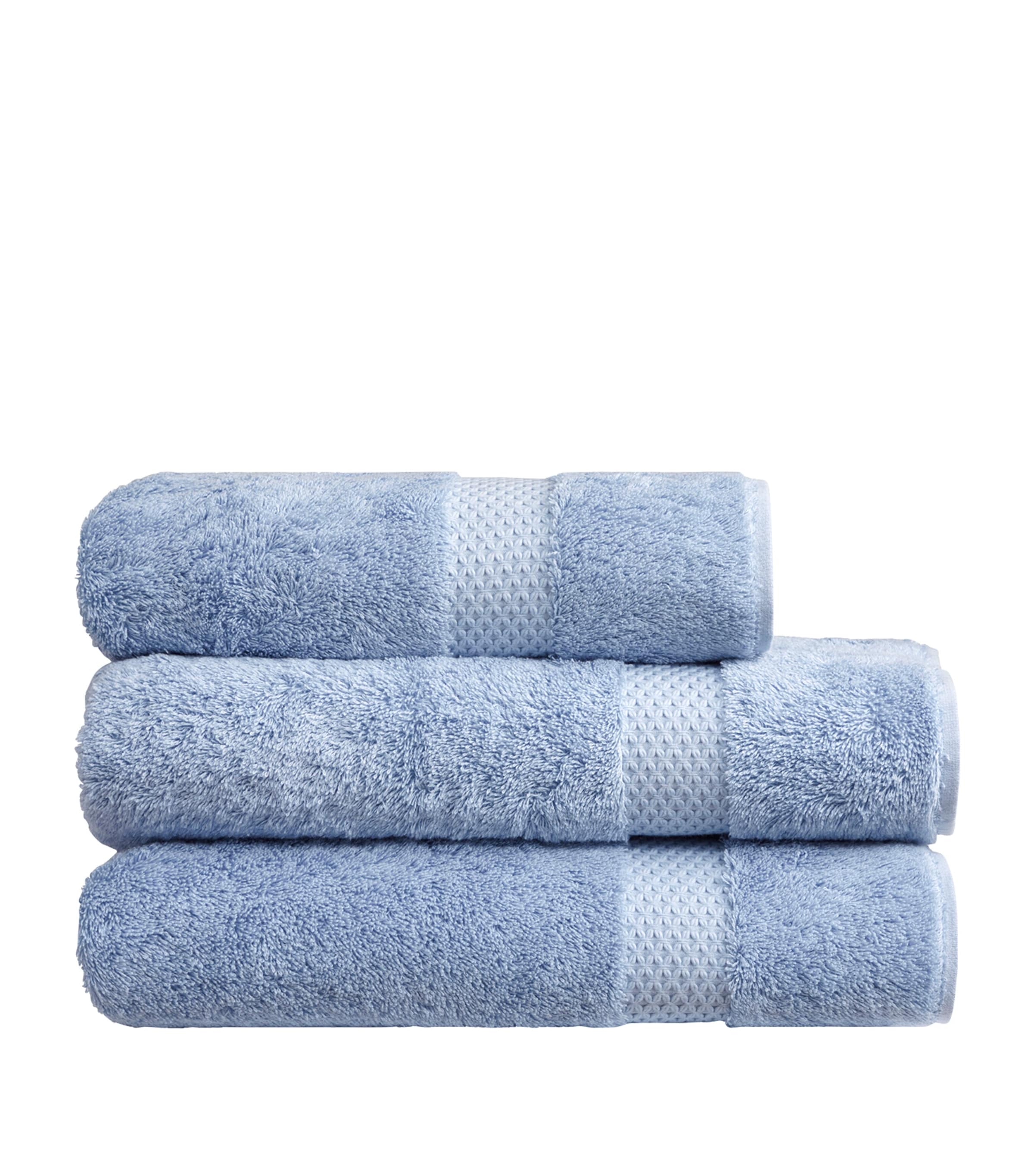 Yves Delorme Etoile Bath Sheet (92cm x 160cm) Azur
