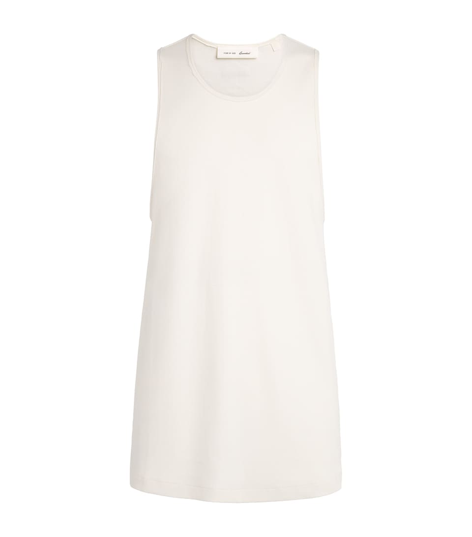 FEAR OF GOD ESSENTIALS Mens Ribbed Essential Tank Top Ivory