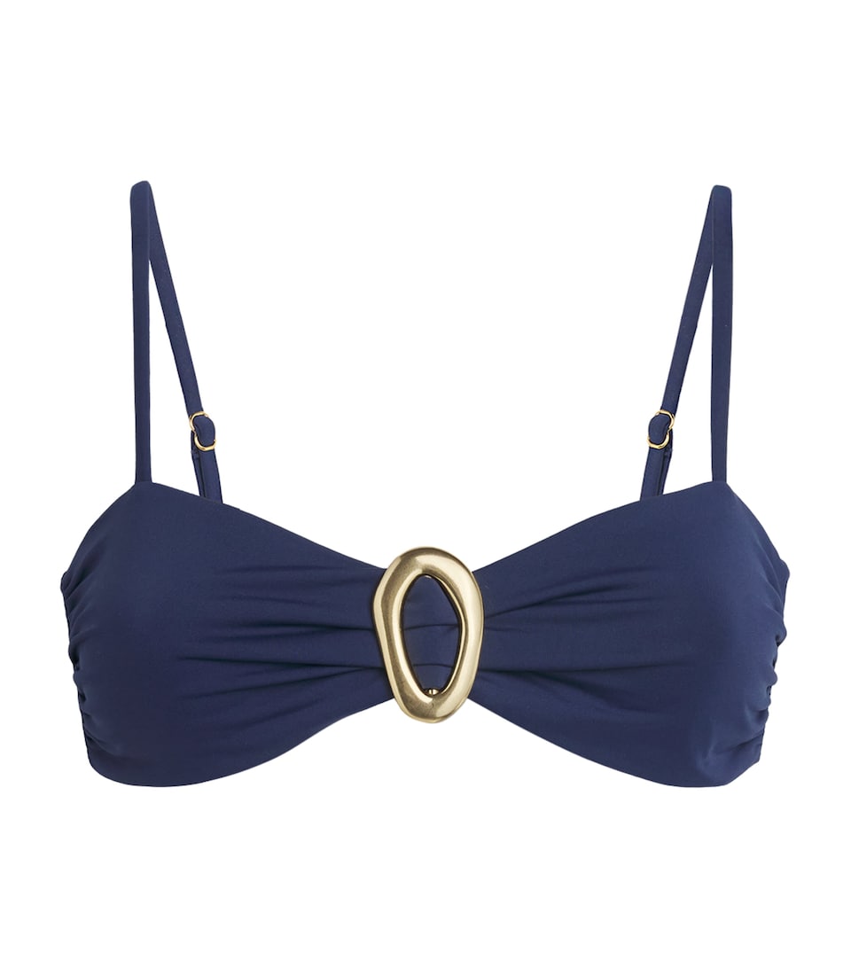 AWAY THAT DAY Womens Cabo Verde Bikini Top French Navy