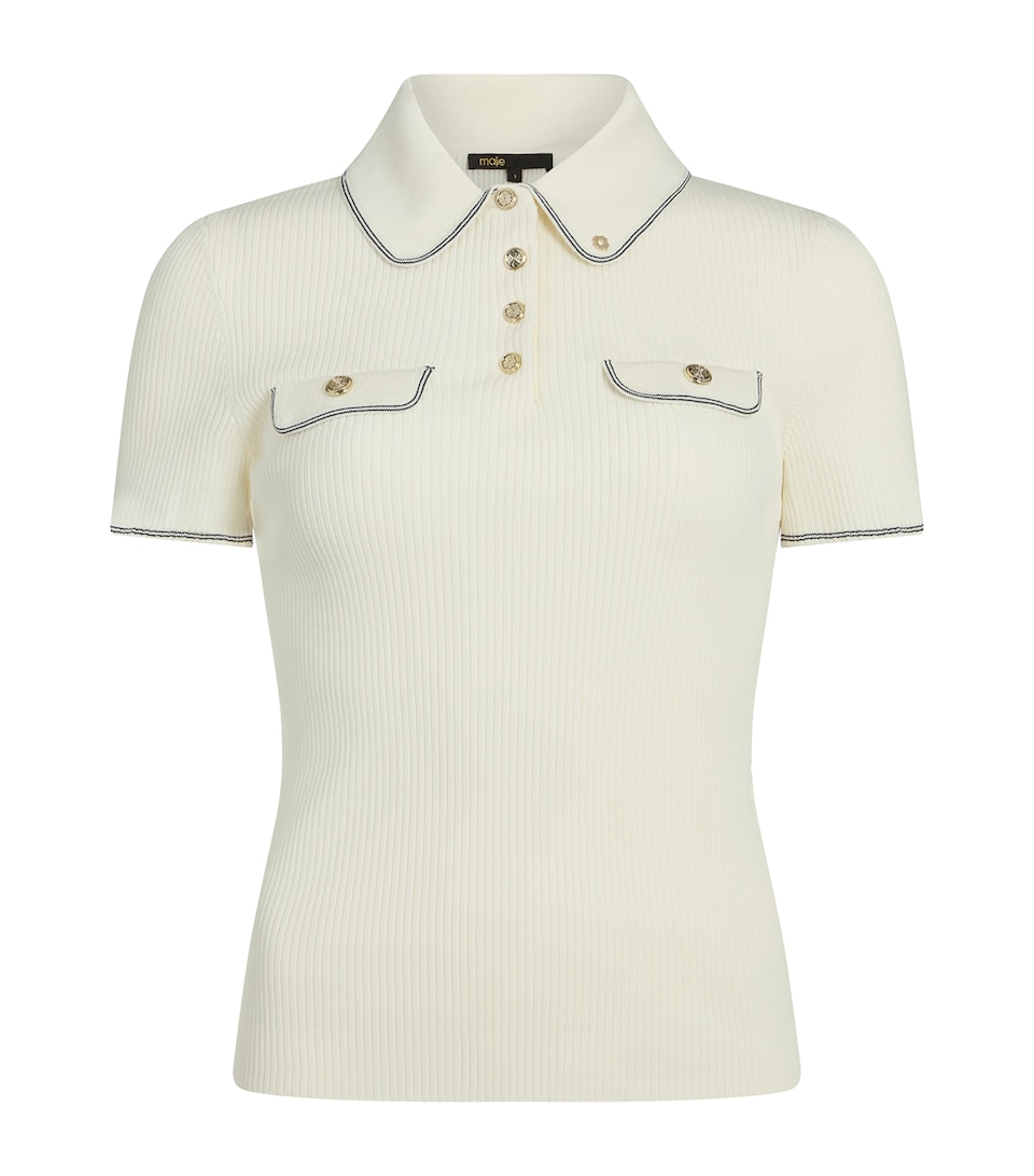 Ribbed Polo Shirt