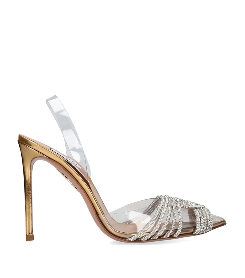 Plexi Gatsby Slingback Heels 105
