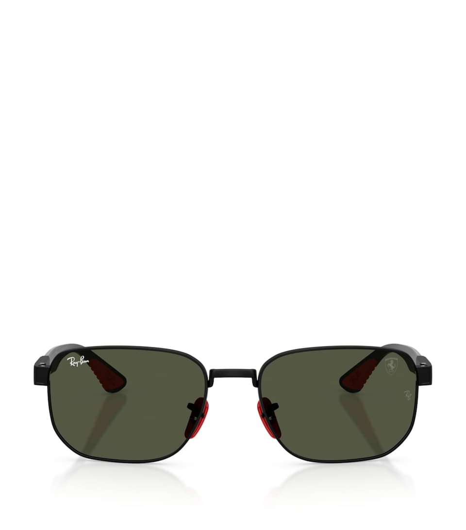 Ray-Ban Scuderia Ferrari Square Sunglasses Black