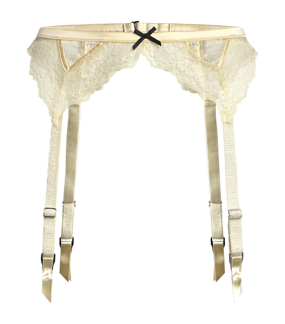 Lace Bianca Suspender Belt